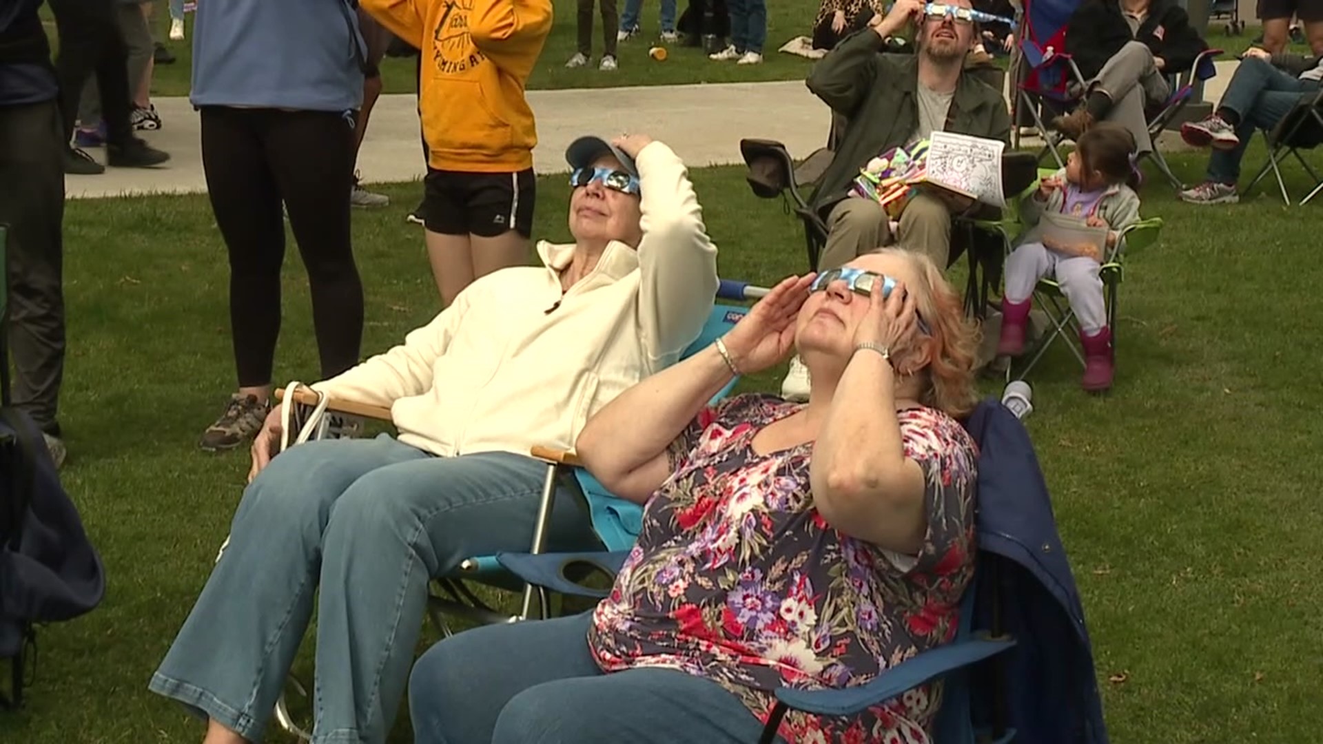 We didn't have totality of the eclipse in our area, but we got pretty close. Thousands came to one campus in Luzerne County to see it.