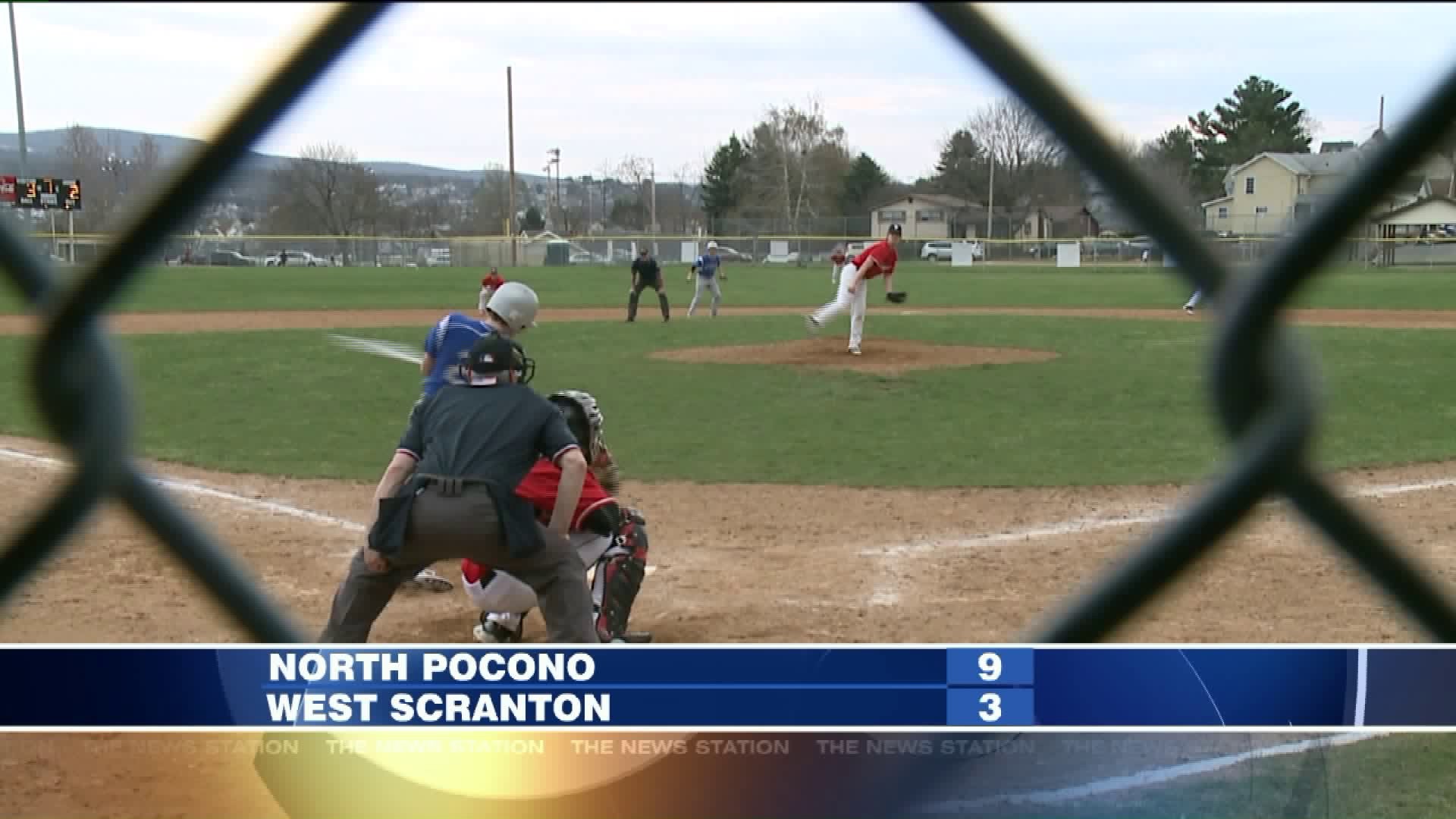 North Pocono vs West Scranton baseball