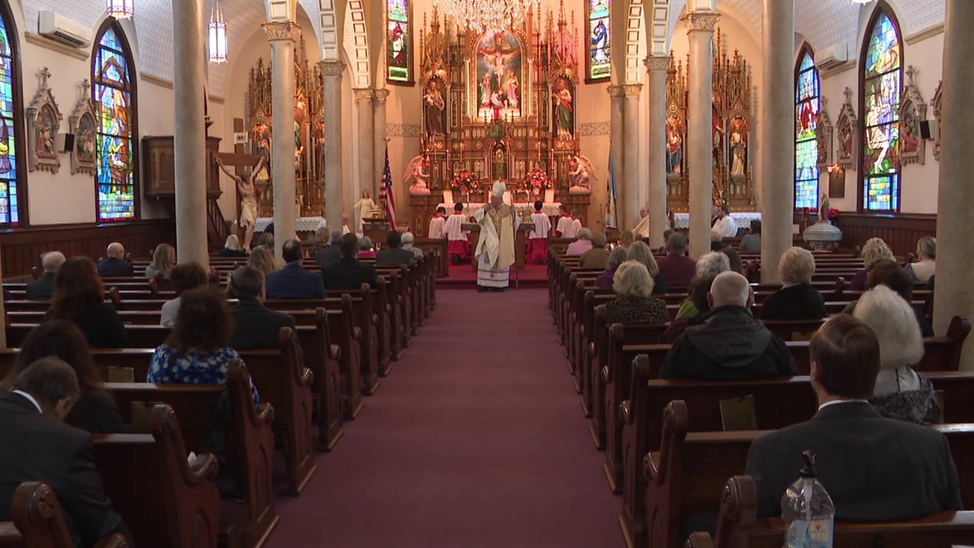 St. Adalbert's Polish National Catholic Church in Dickson City celebrated with a special mass on Sunday.