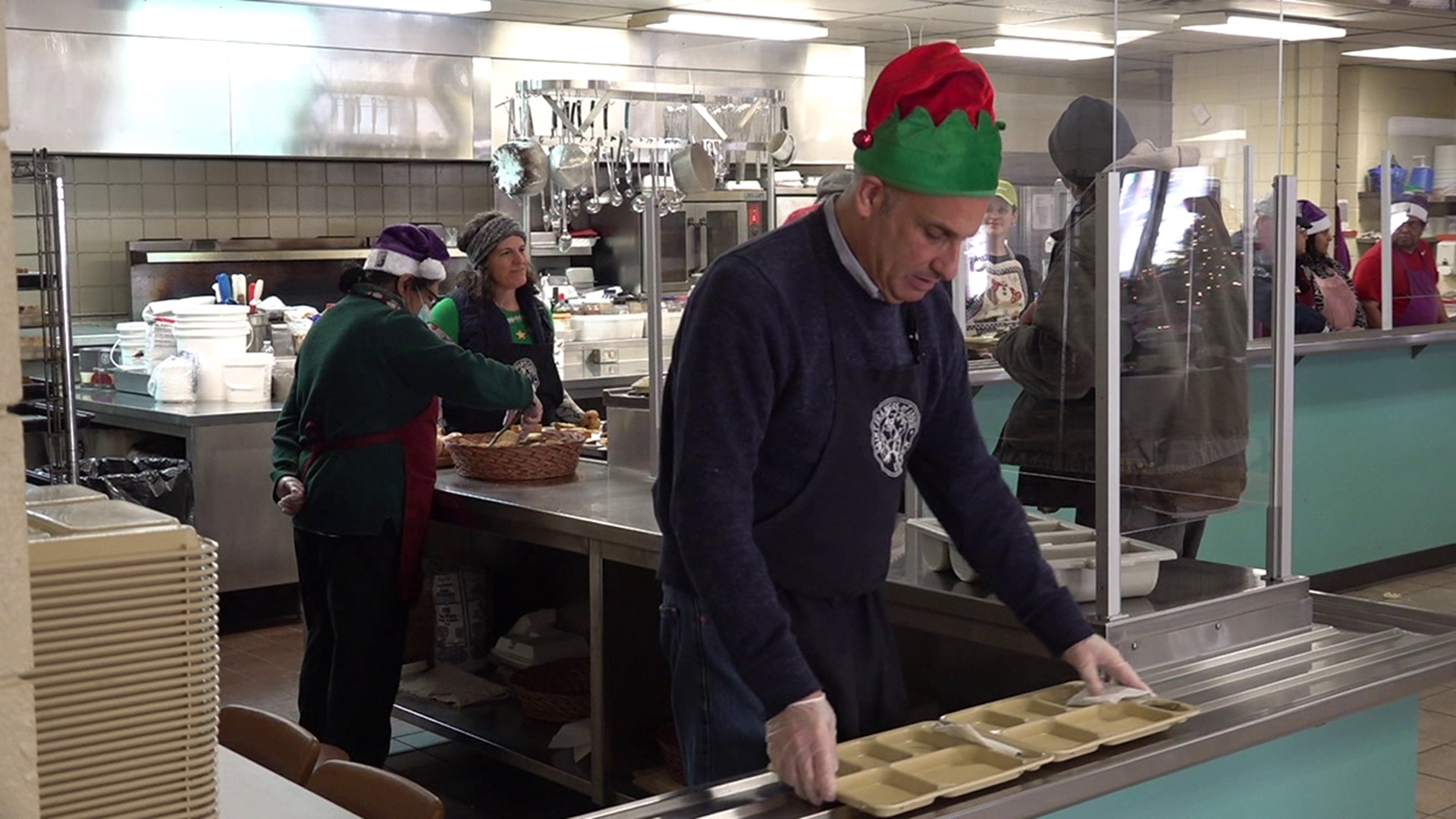 Some folks spent Christmas Day behind the counter at Saint Francis of Assisi Kitchen.