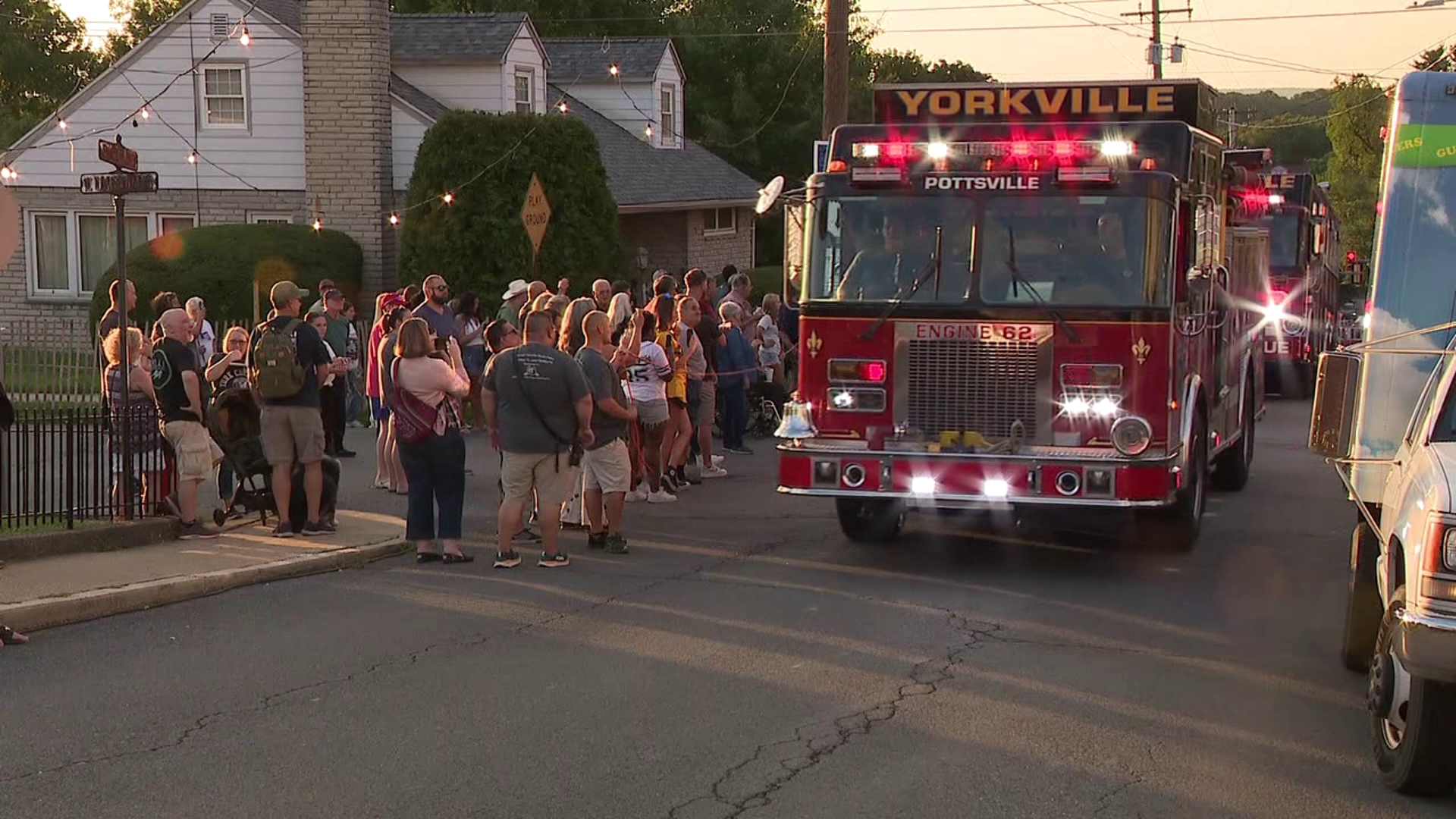 Folks filled the streets of Pottsville Tuesday night for an annual tradition.