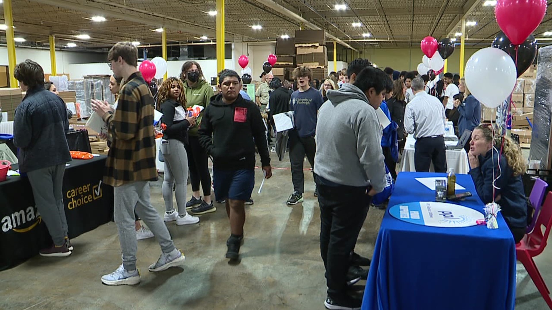 Dozens of area businesses came together to inspire the next generation of workers.