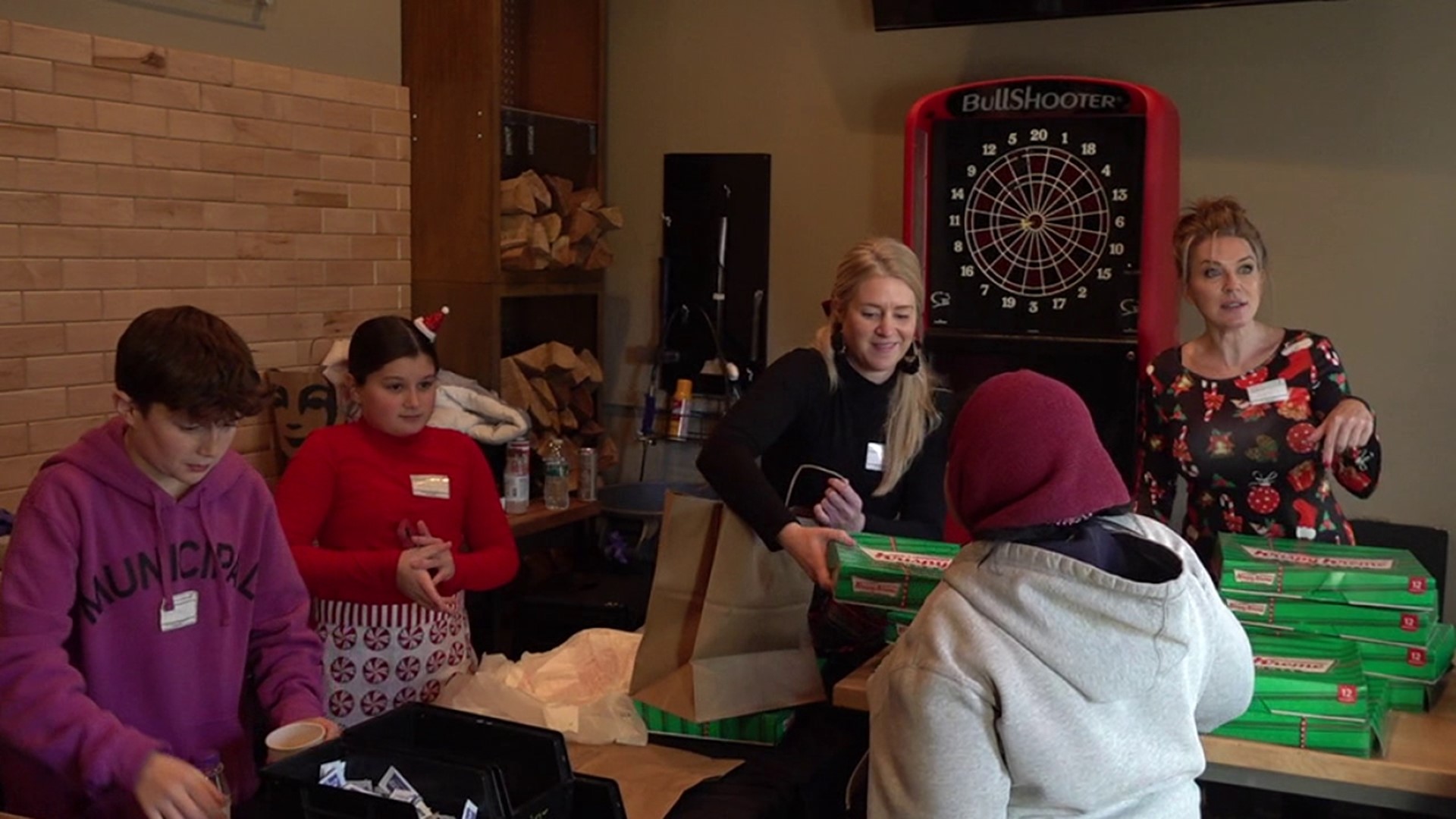 A downtown restaurant opened its doors on Christmas Day to feed folks for free.