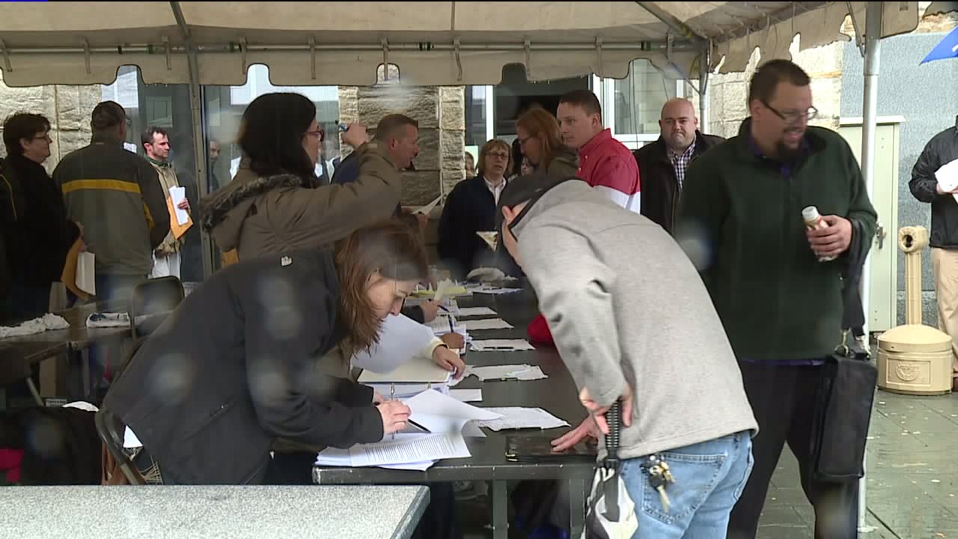 Hundreds Apply at Army Depot Job Fair