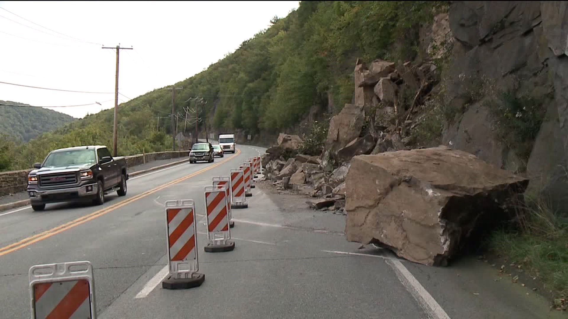 PennDOT Plan To Stop Rock Slides In Carbon County