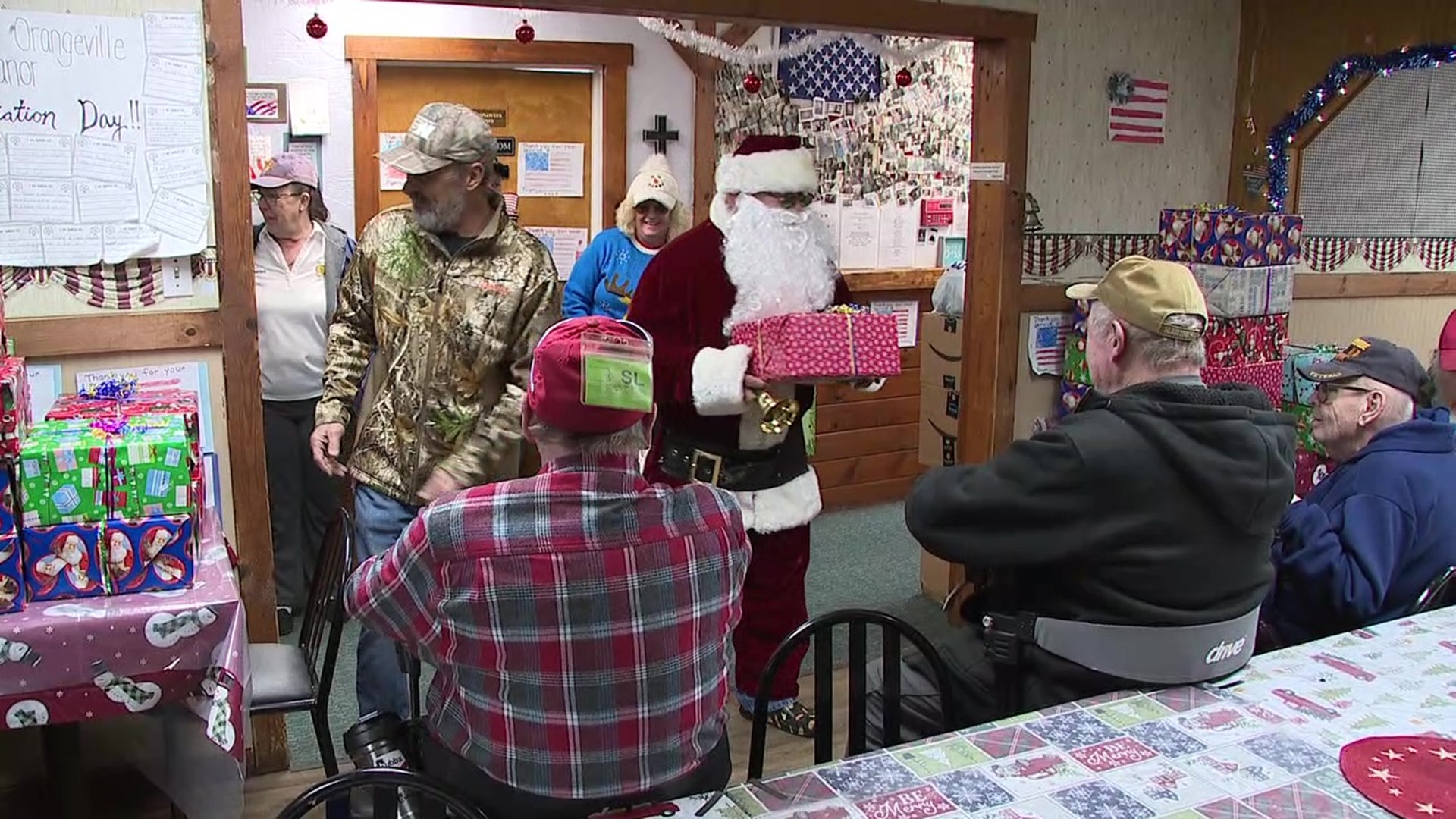 Newswatch 16's Nikki Krize shows us how area groups made sure the heroes will have a happy holiday.