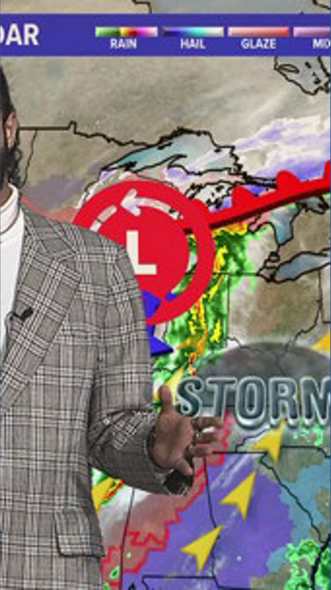 Severe storms likely as a strong cold front sweeps through, plus a ...