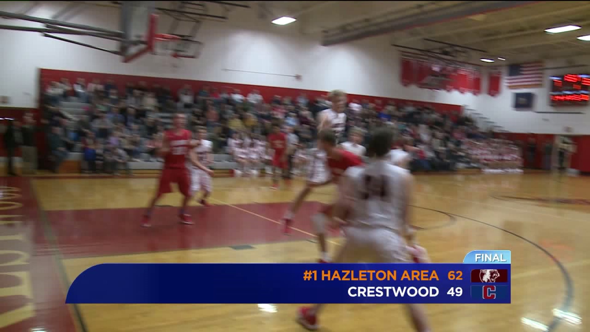 Crestwood vs Hazleton Area boys basketball