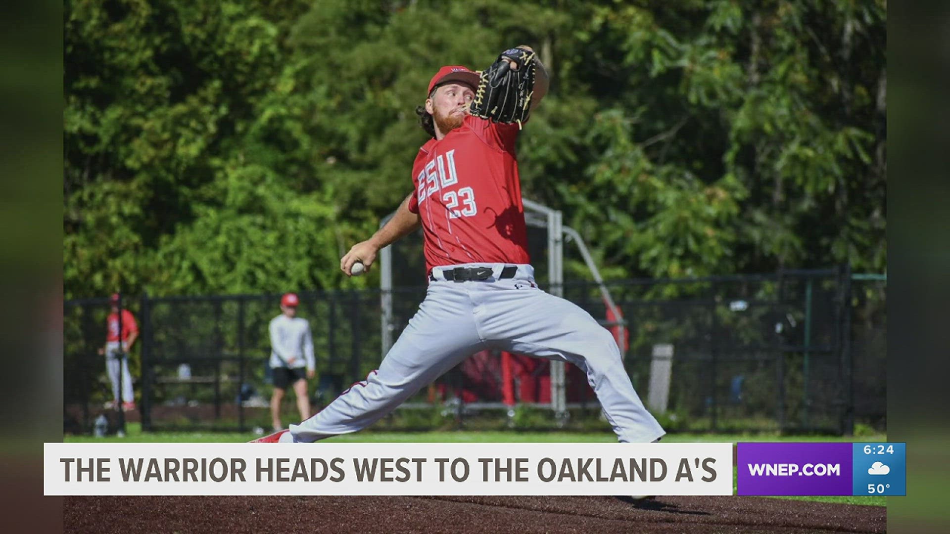 Right handed pitcher drafted by the Oakland A's in 10th round
