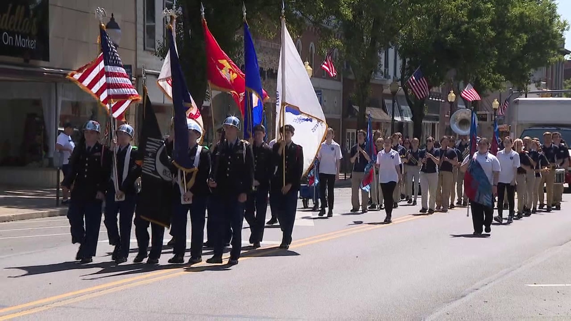 People in Northumberland County remembered our nation's fallen heroes with a parade.