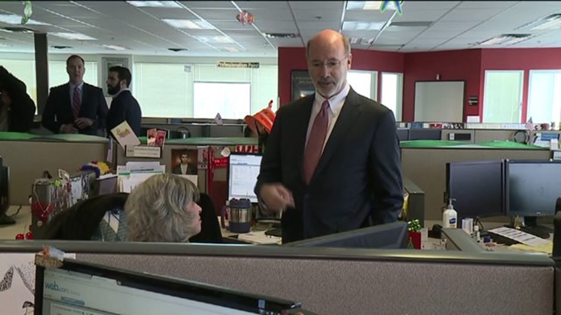 Governor Wolf Visits Tech Company in Luzerne County