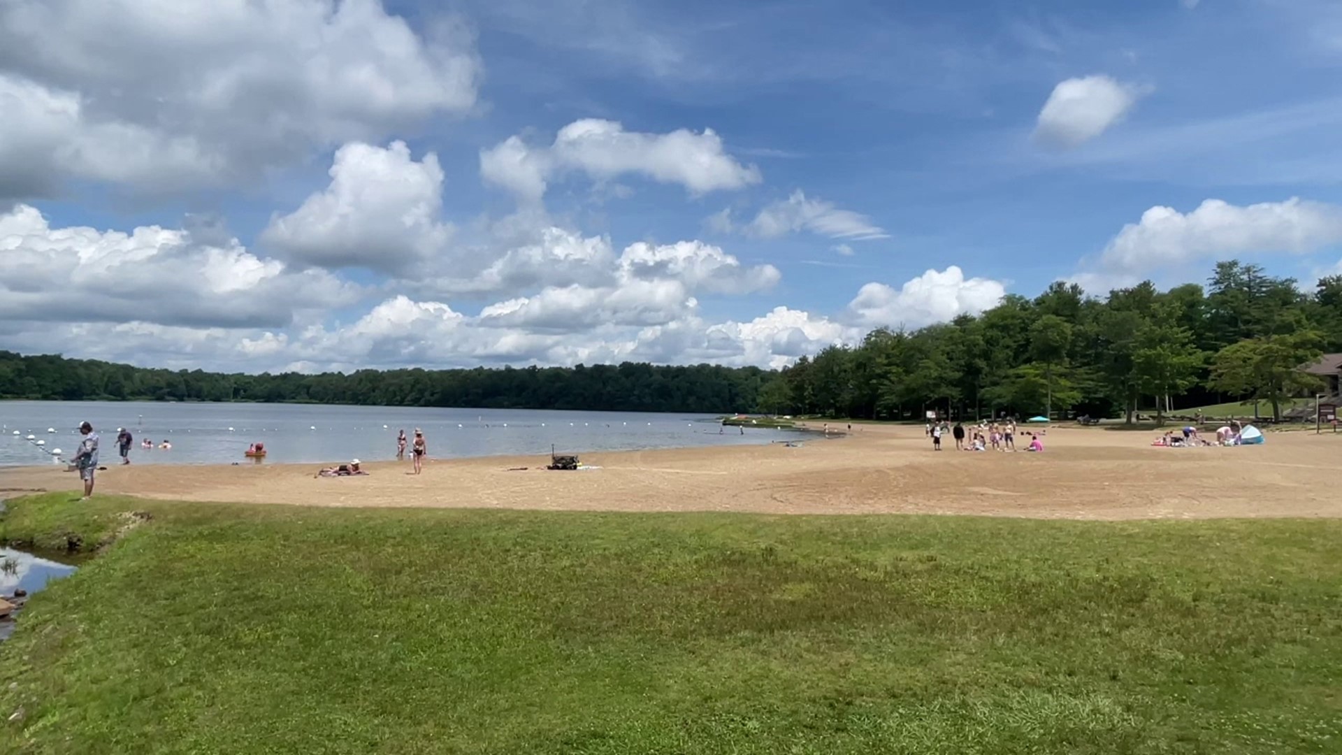 Newswatch 16's Chelsea Strub found campers enjoying the seclusion at the state park in Sullivan County.