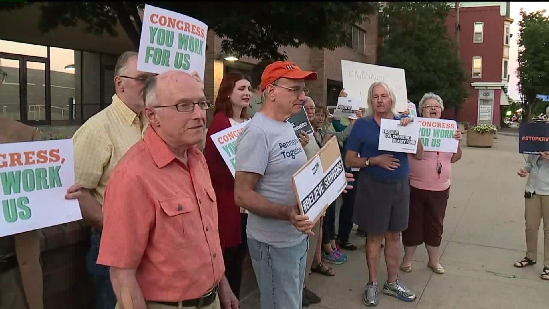 Kavanaugh Protest in Williamsport