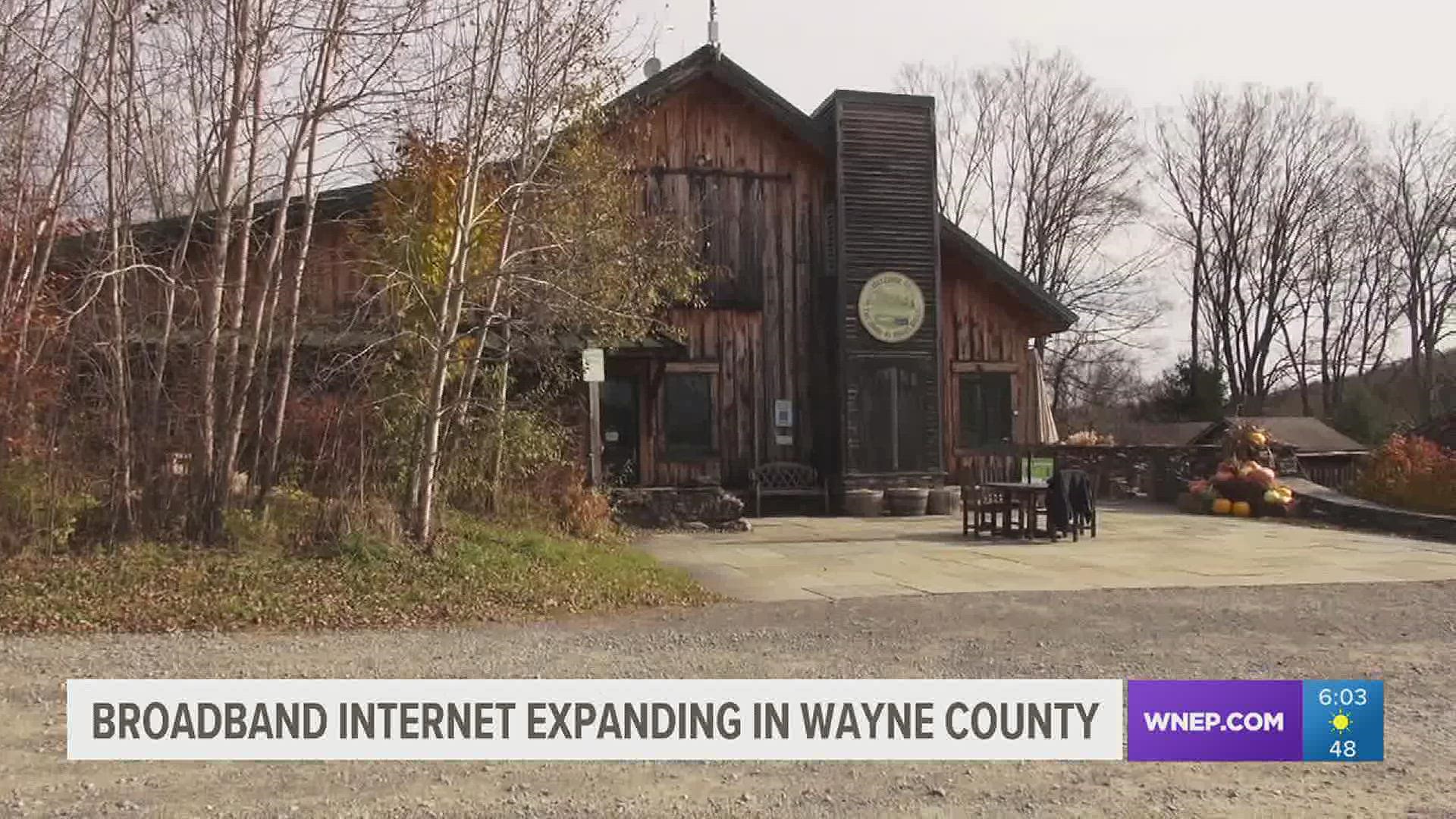If you live in a rural area you know getting internet service isn't easy and one company is working on changing that in Wayne County.