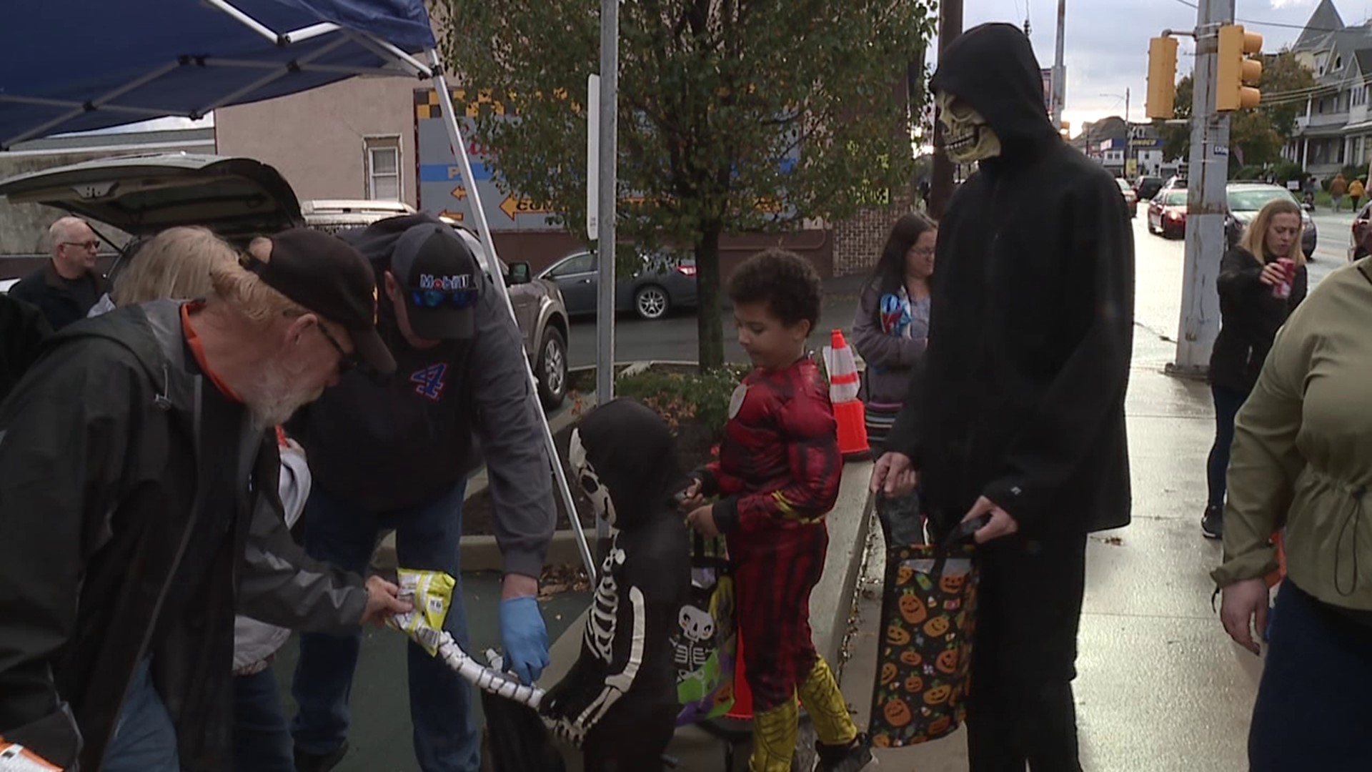 This was the 5th year for the annual Trick or Treat on West Scranton's Main Street.