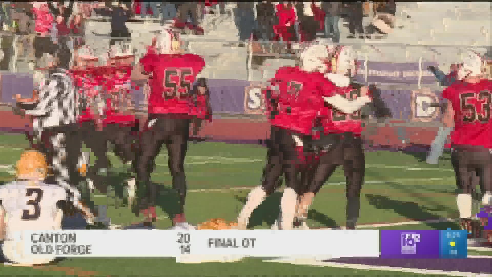 Canton wins in overtime