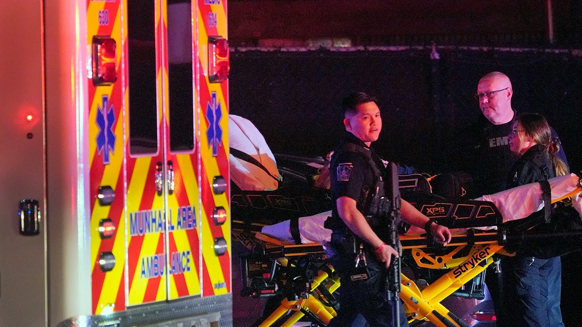 3 people wounded after sustaining leg wounds from the gunfire at - Vimarsana News