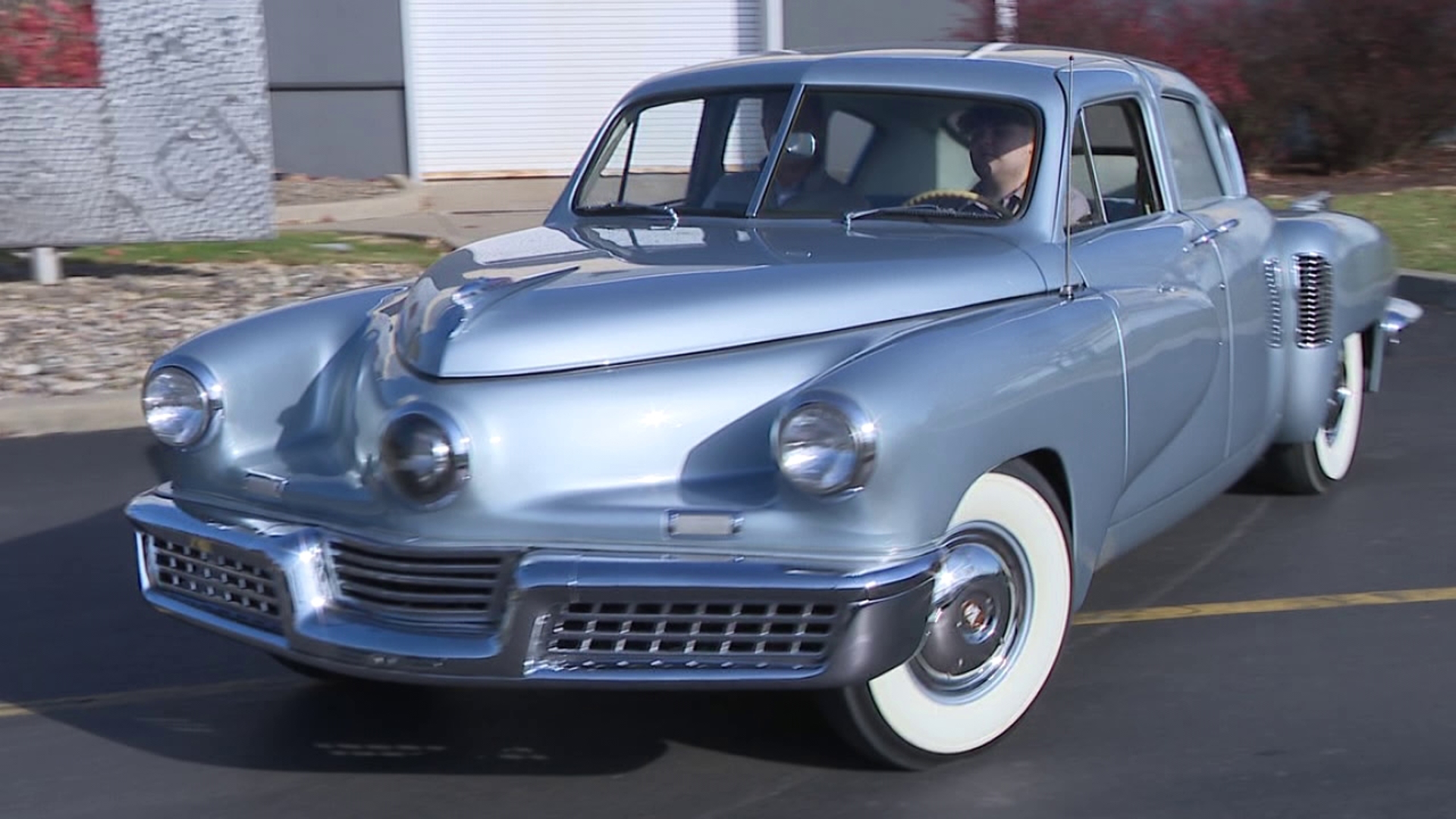 Newswatch 16's Jon Meyer goes for a spin in a classic car restored by a student in Lycoming County.