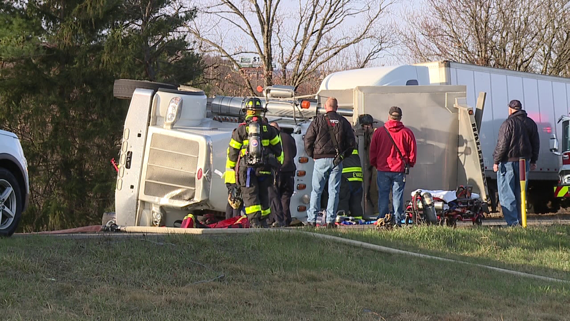 Interstate 81 reopens after dump truck rollover in Lackawanna County ...