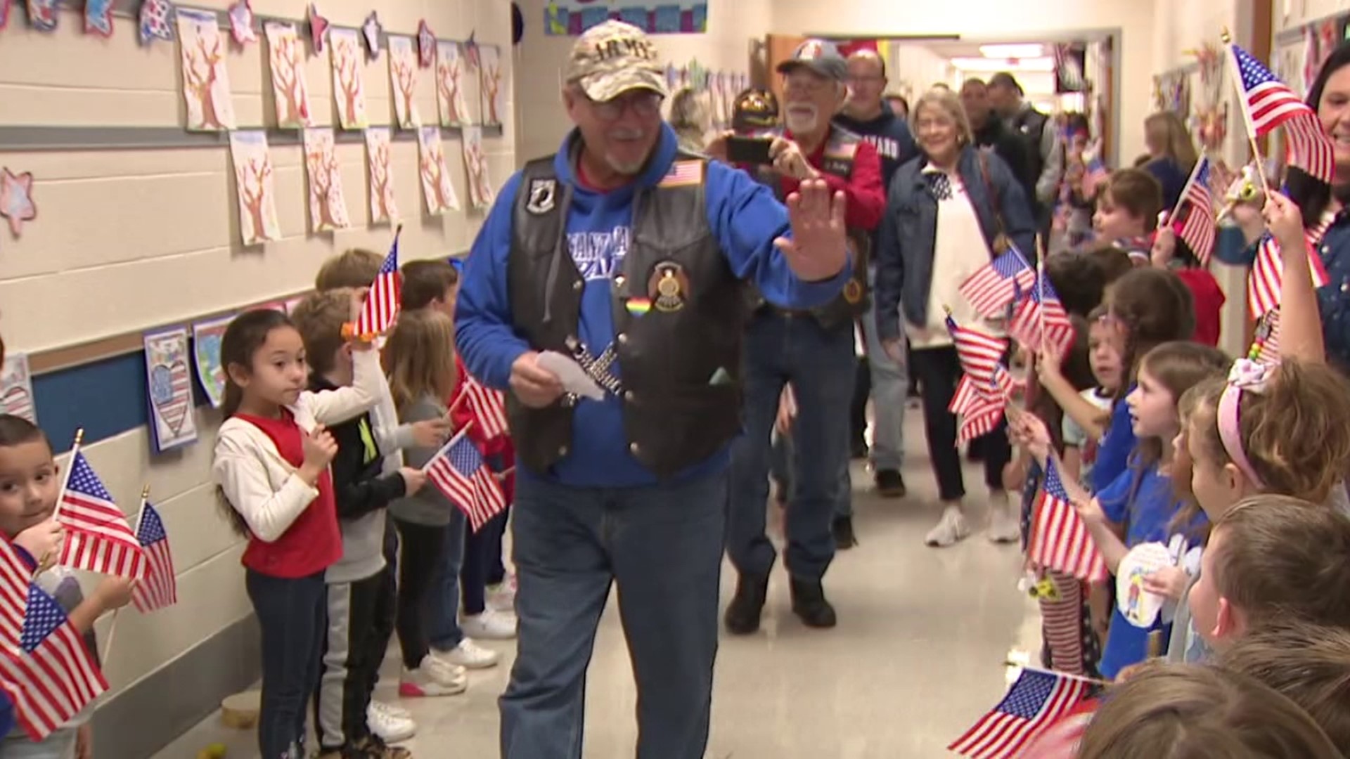 It was a day to honor and celebrate our nation's heroes at Pleasant Valley Elementary School.