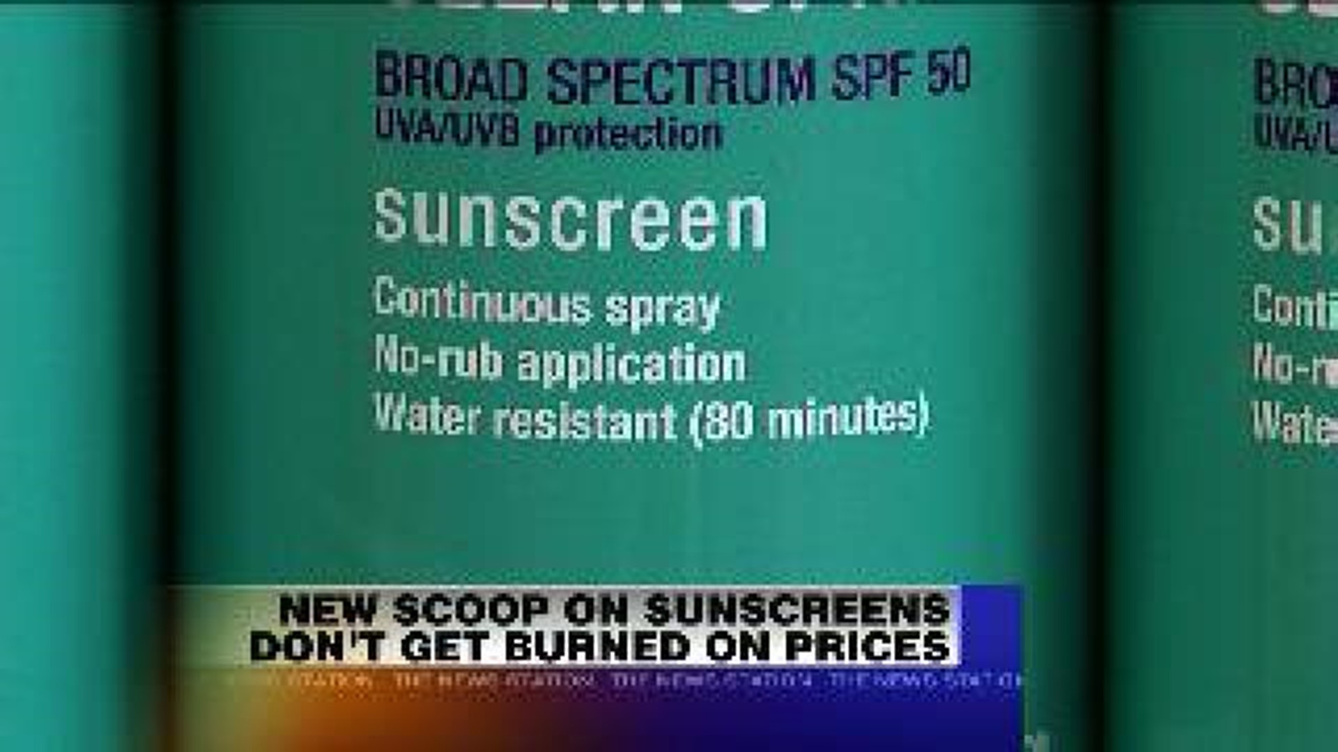 New Scoop On Sunscreen