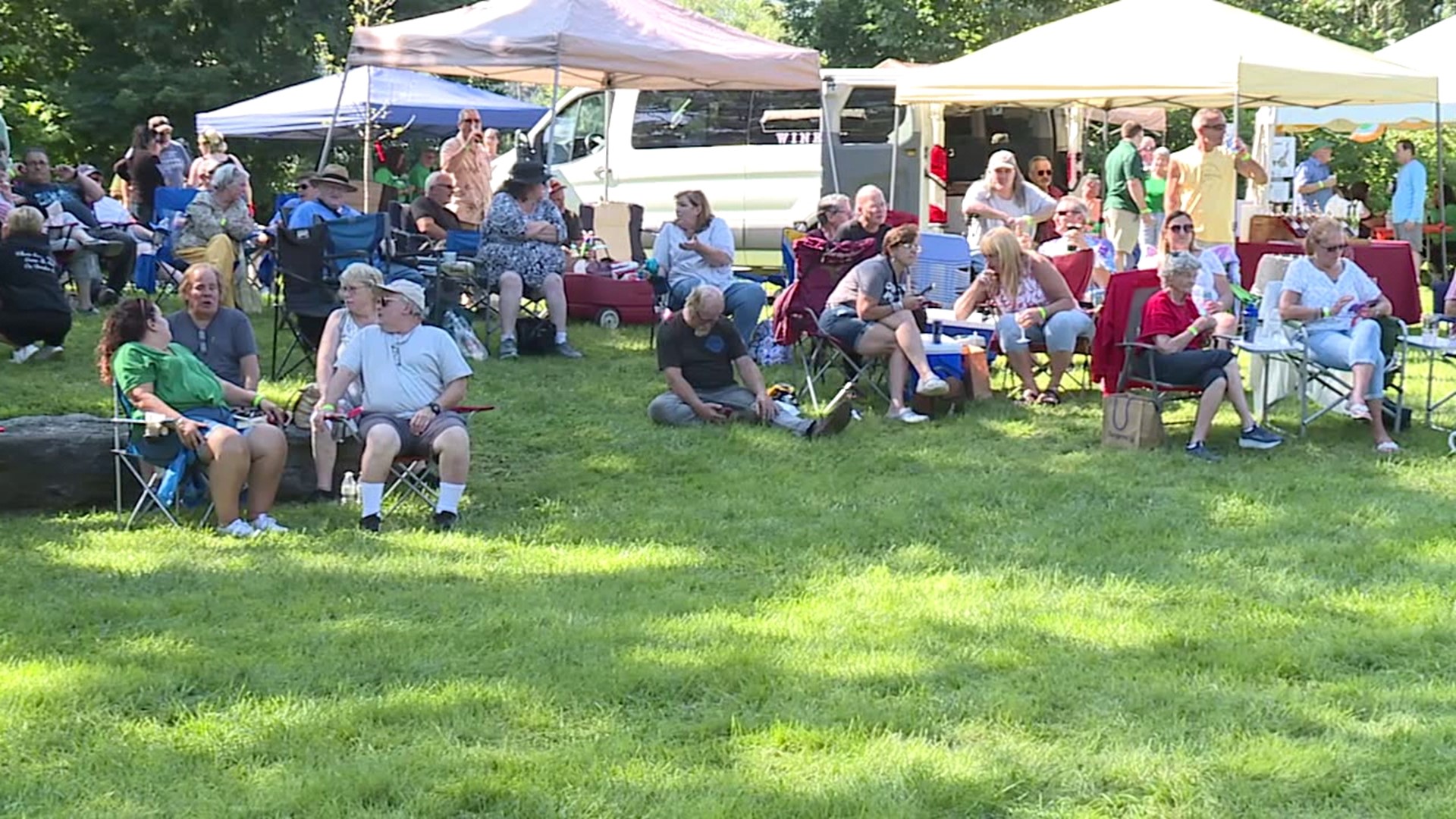 It was a celebration of heritage in Scranton Saturday as folks flocked to Sweeney's Beach for Irish River Fest.