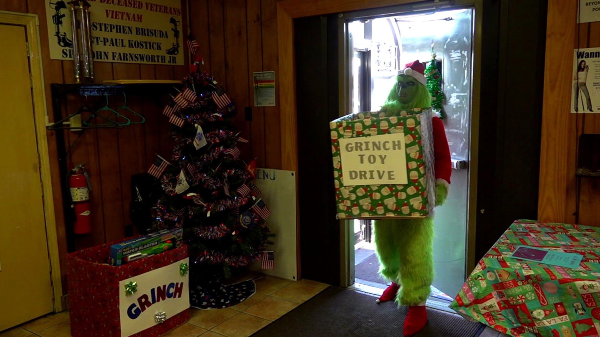 The song goes, "You're a mean one, Mr. Grinch." The Schuylkill County Grinch is the complete opposite, making sure every child has something to open on Christmas.