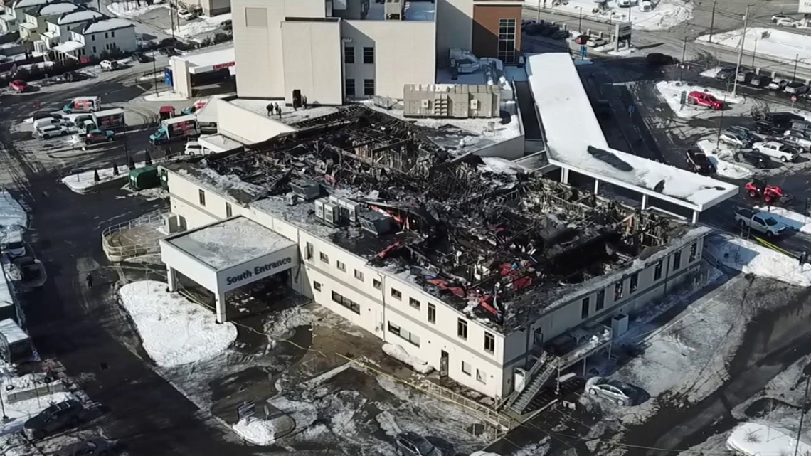 Lehigh Valley Hospital remains closed in Dickson City after massive fire at Orthopedic Institute