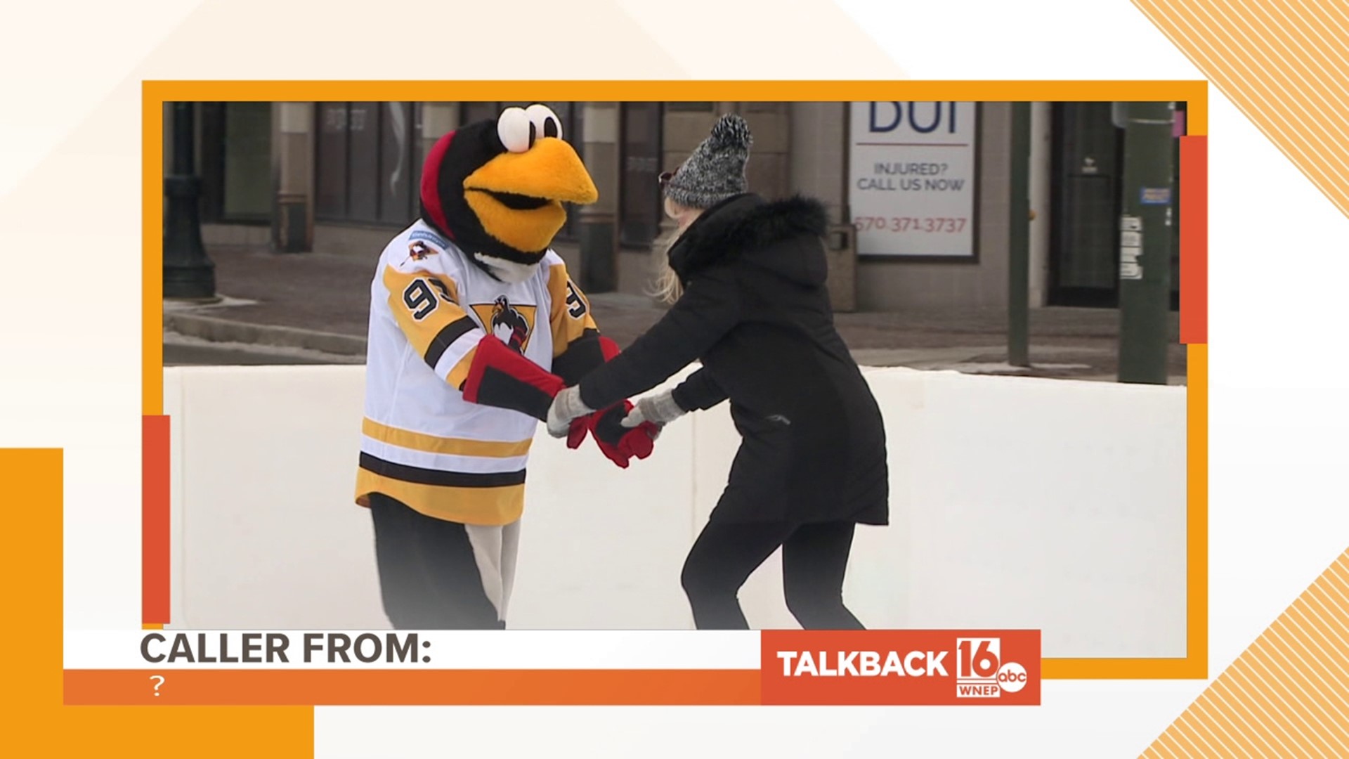 A caller reminds listeners about the joy of ice skating brought to Wilkes-Barre.