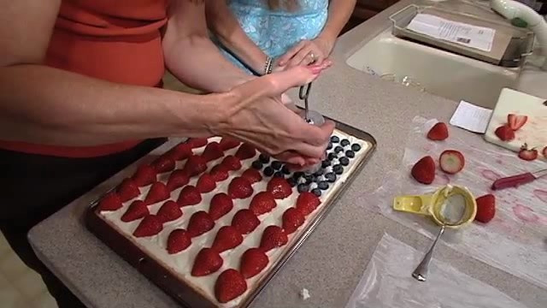 Fourth of July Flag Cookie