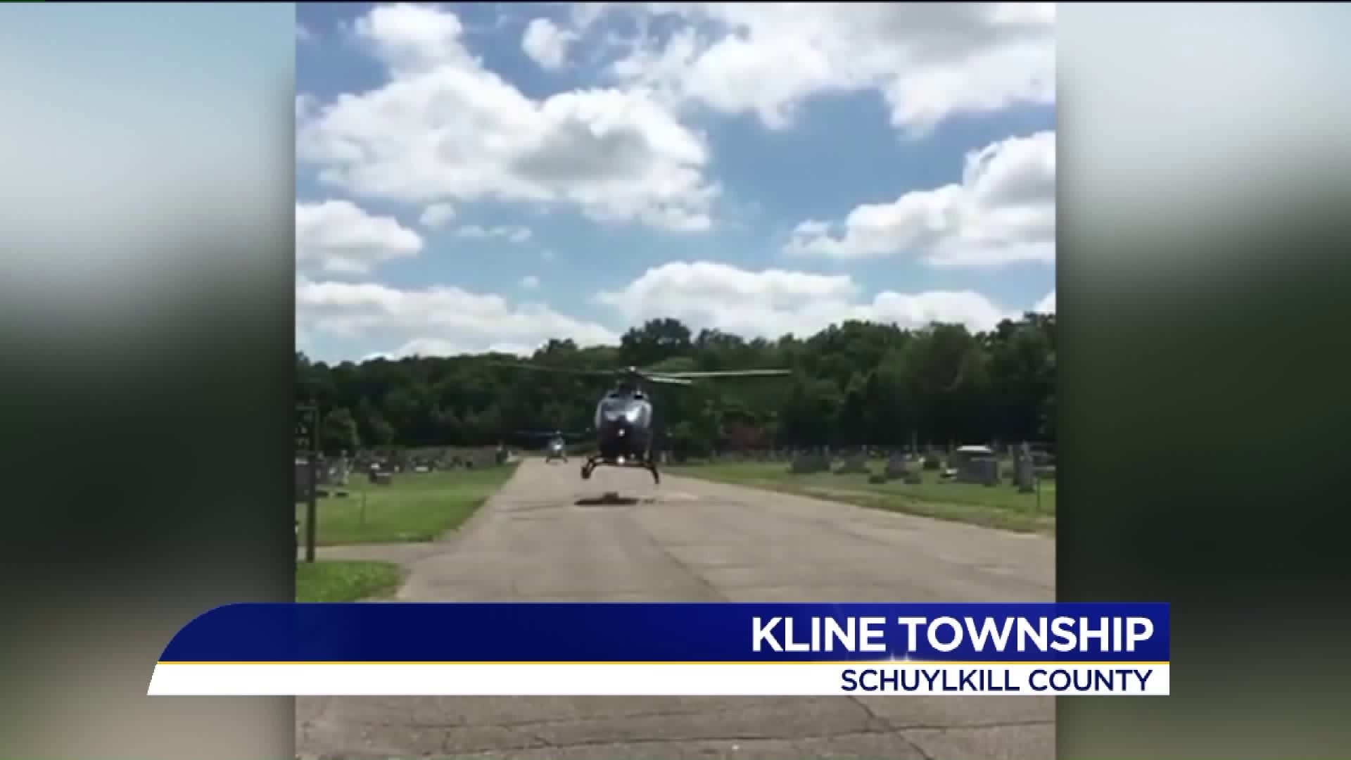 Two People Flown to Hospital After Motorcycle Crash in Schuylkill County
