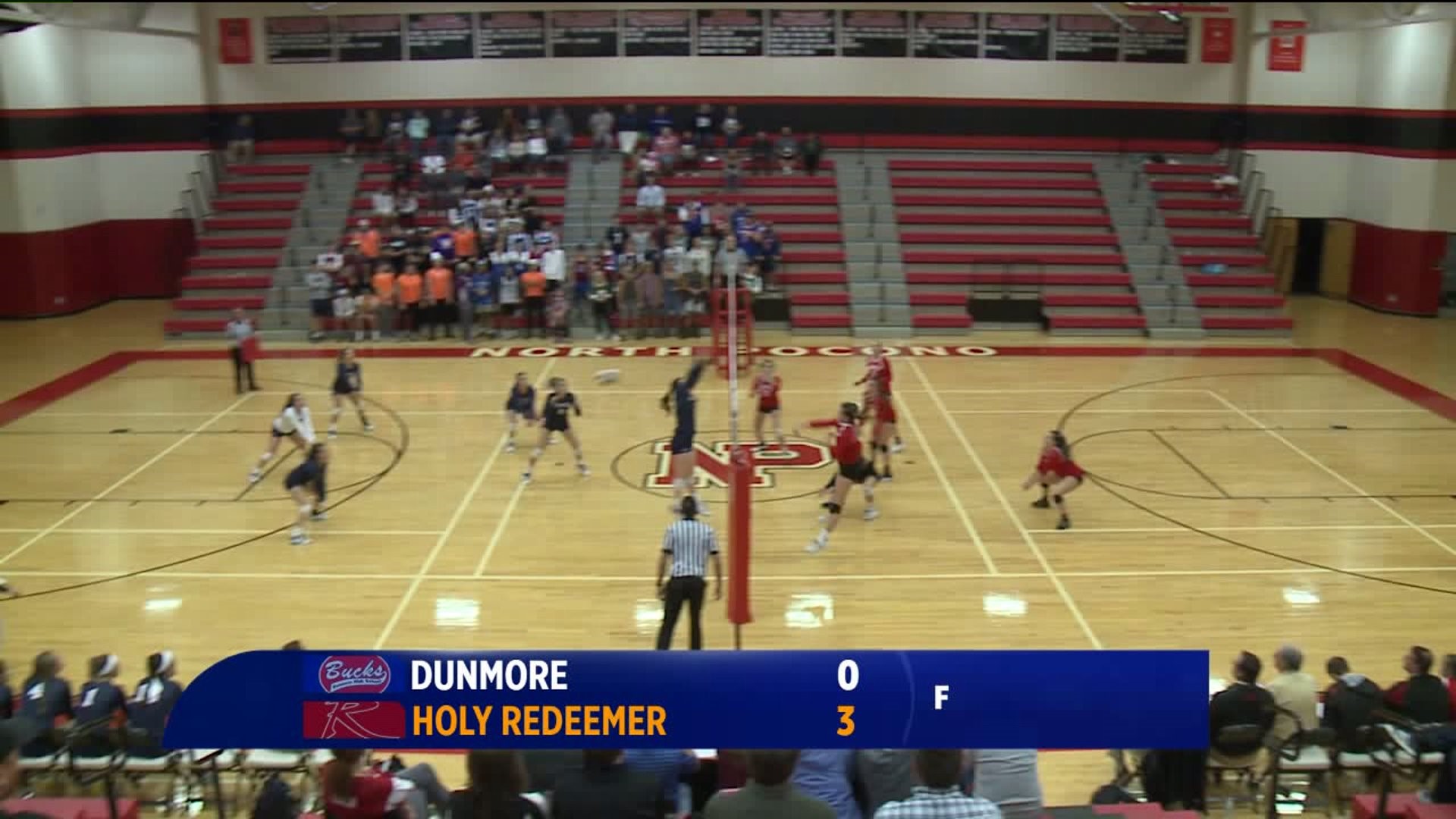 Dunmore vs Holy Redeemer girls volleyball