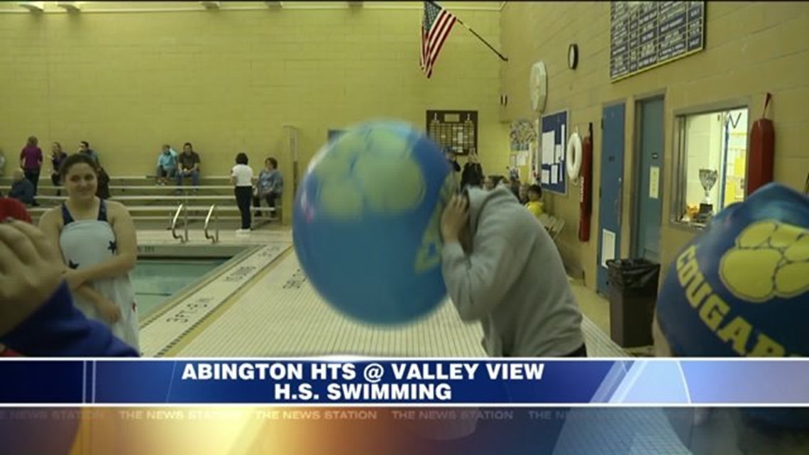 Abington Heights vs Valley View swimming