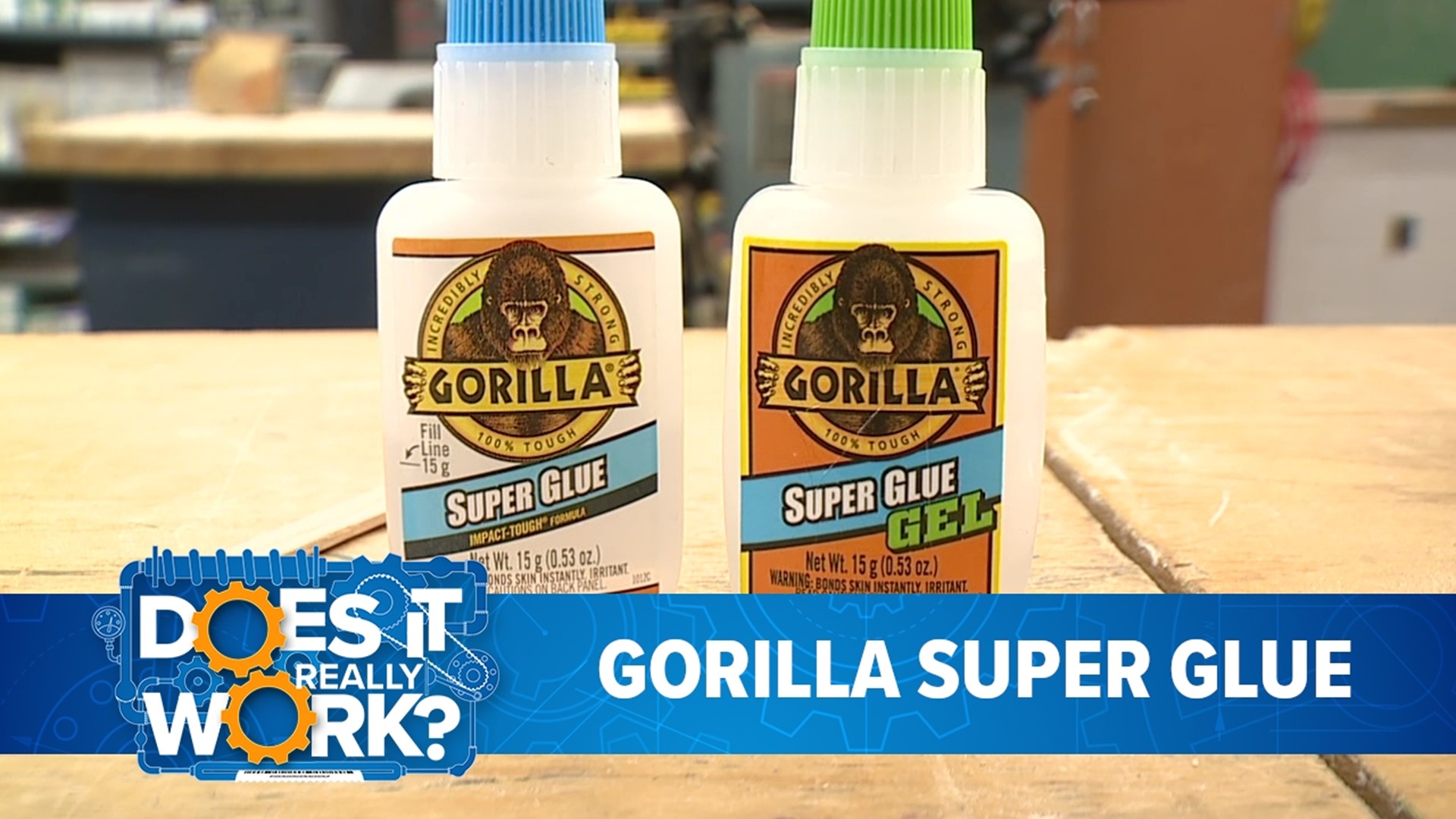 The maker claims its high strength and quick set time make Gorilla Super Glue the go-to for a variety of household projects.