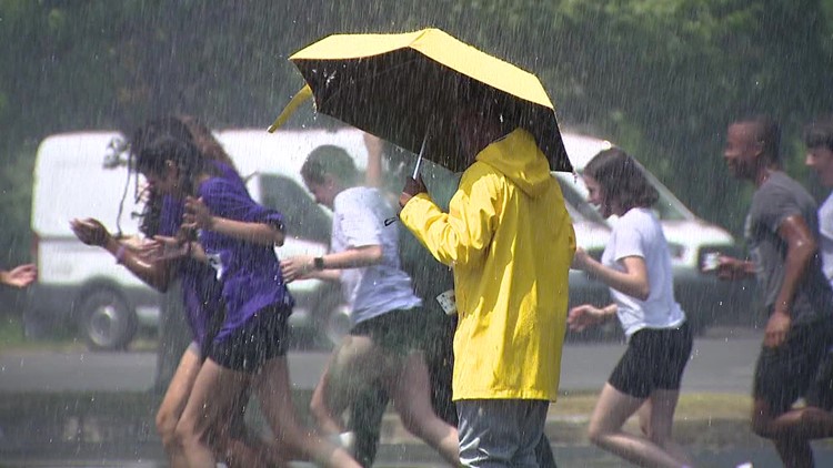 'Rain Rally' raises money for Special Olympics