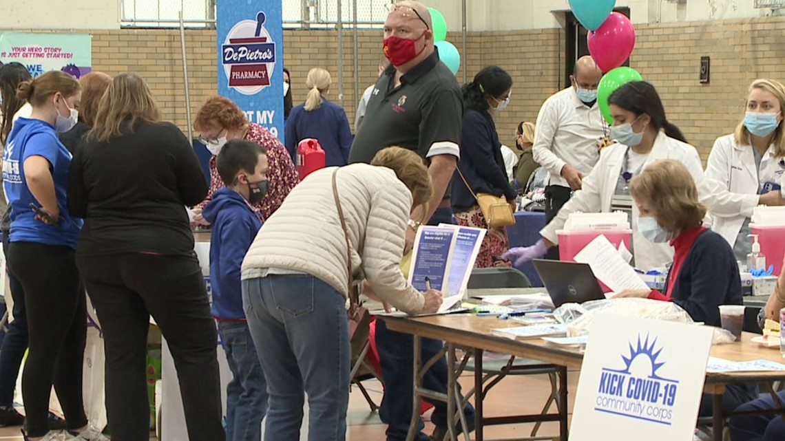 Dozens of kids vaccinated in Scranton