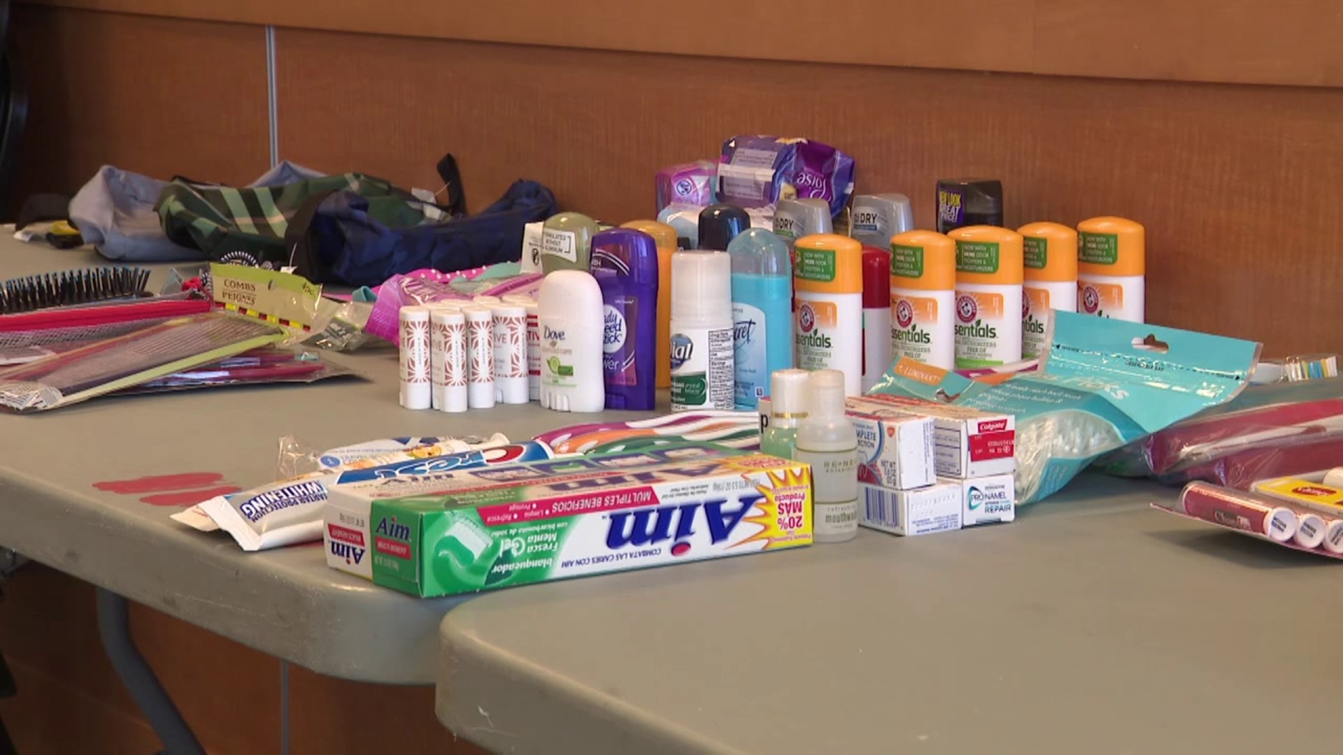 Students at East Stroudsburg University in the Poconos made an effort all month long to help the homeless.