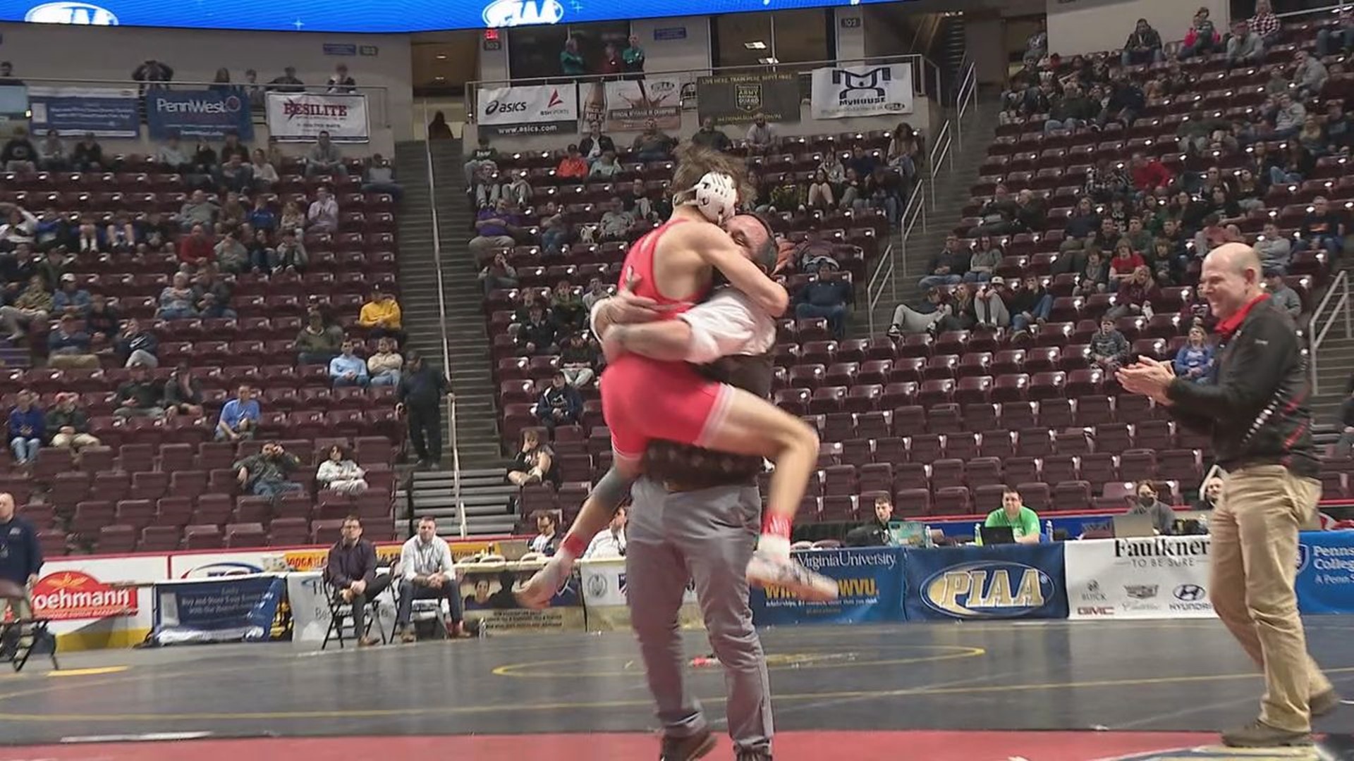 Two Area Wrestlers Won State Titles in the PIAA Class 3A Championship Finals