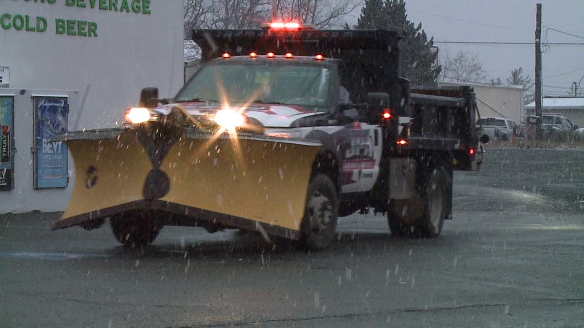 First snowfall of the season for folks in the Poconos