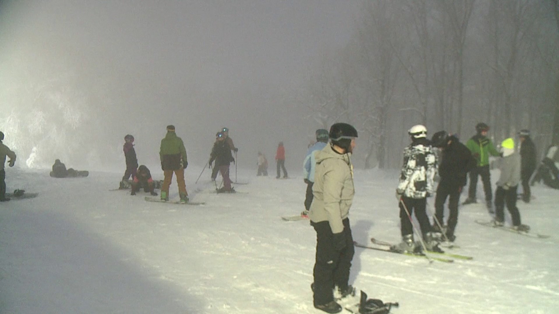 Newswatch 16 found crowds shredding Montage Mountain on opening day for the ski resort.