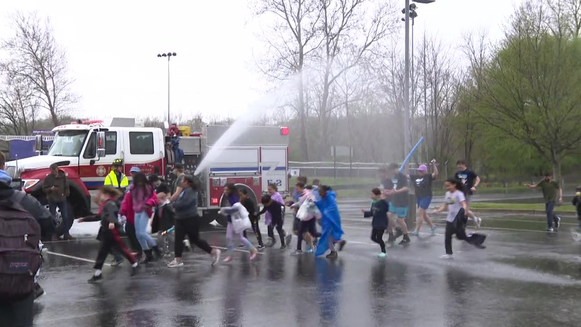 East Stroudsburg was one of two school districts in the state chosen to participate in the spin-off version of the Polar Bear Plunge.