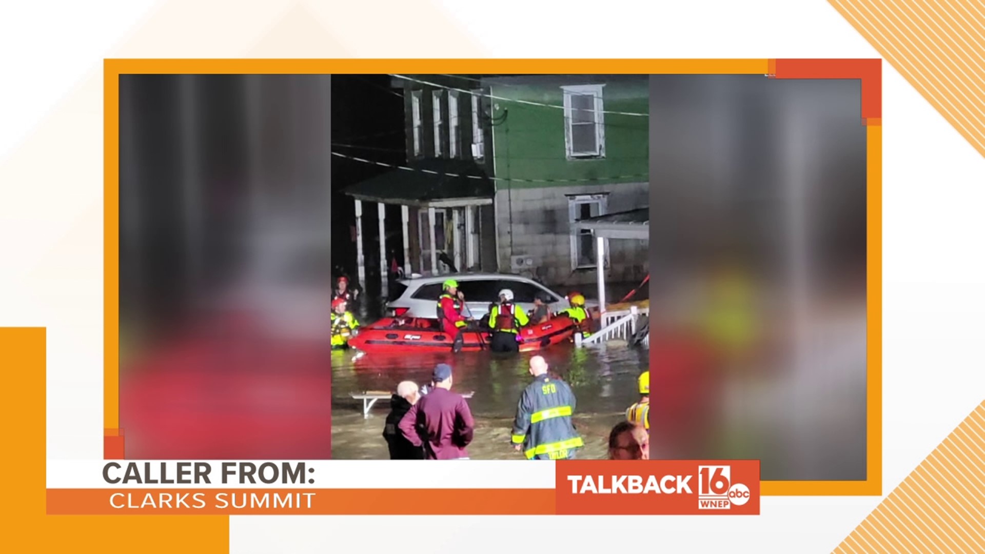 Callers are commenting on Saturday night's severe flooding as well as several other topics in this Talkback 16.