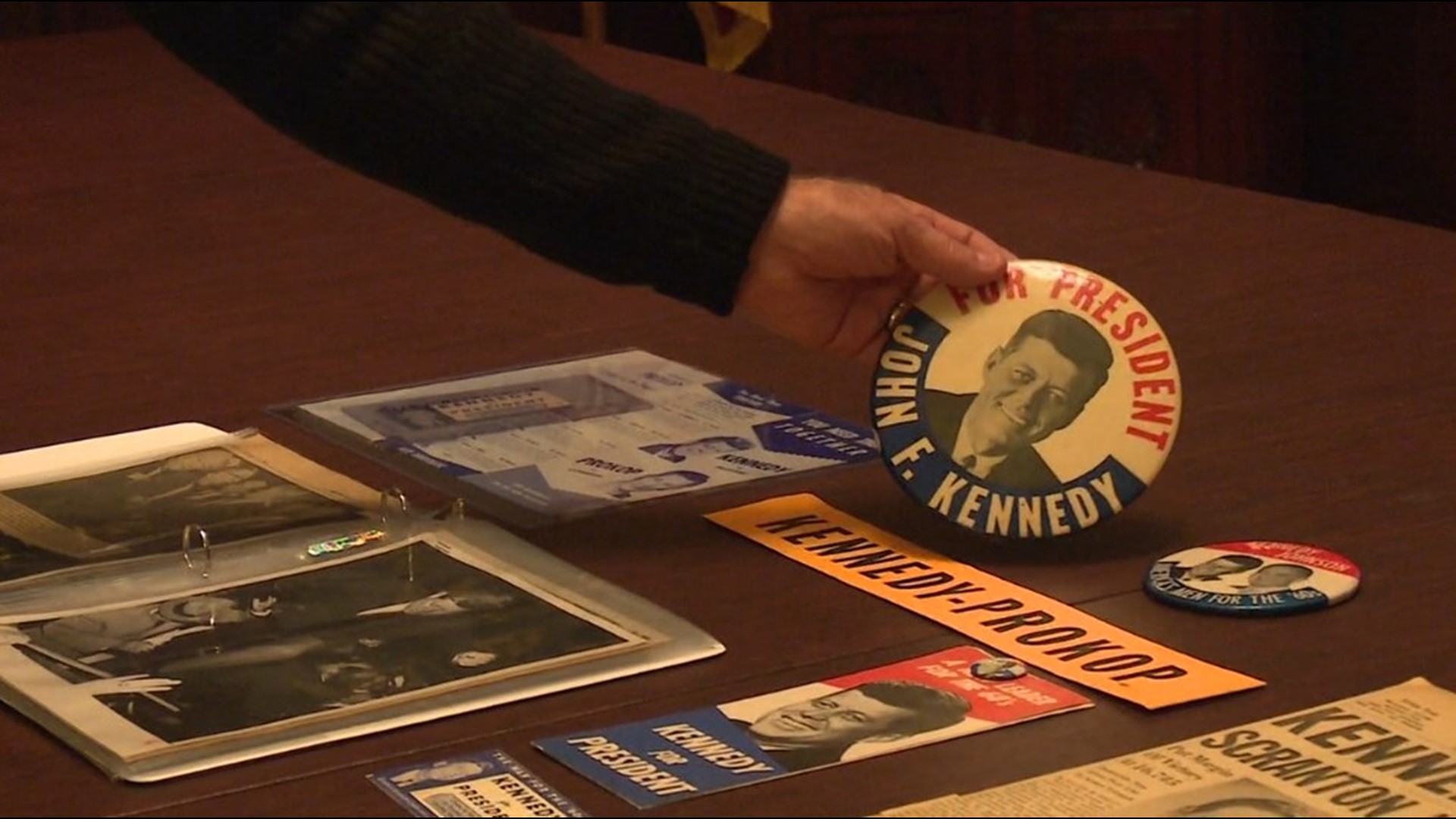 JFK made a campaign swing through a number of northeastern Pennsylvania communities.