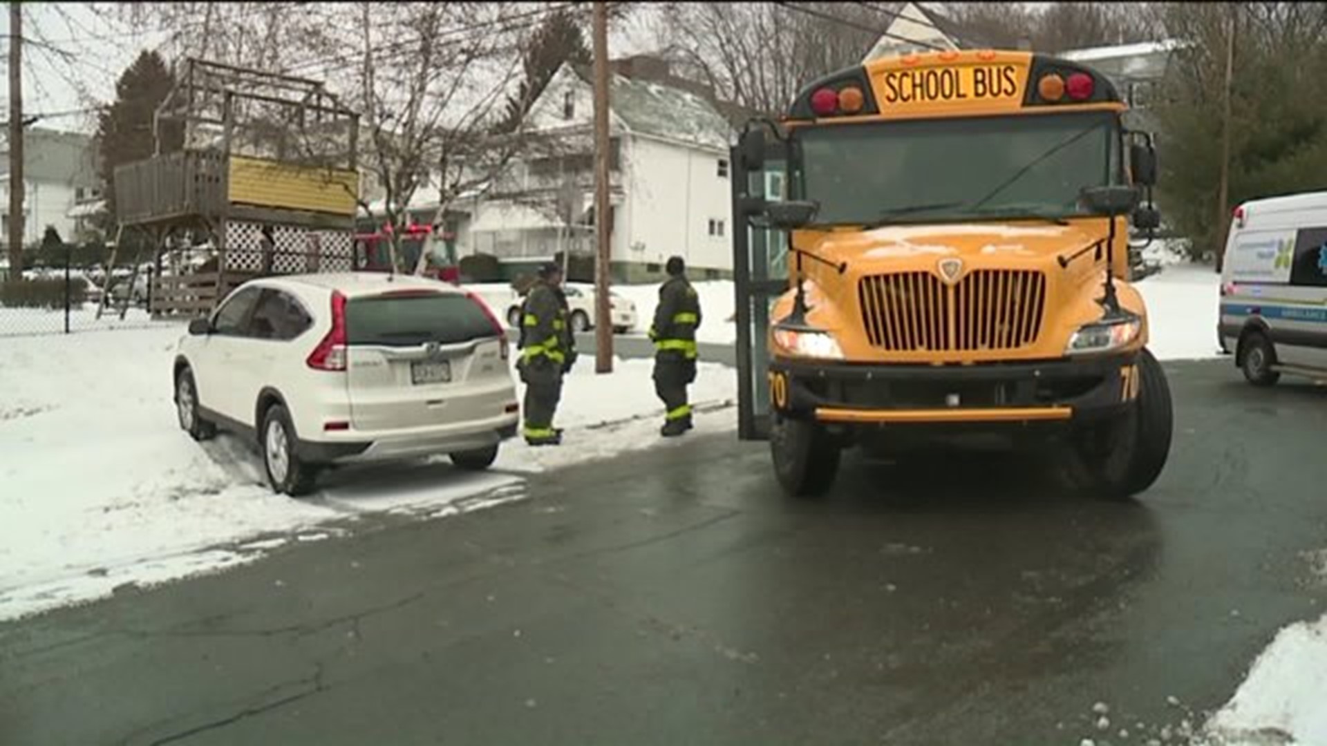 School Bus, SUV Collide in Scranton
