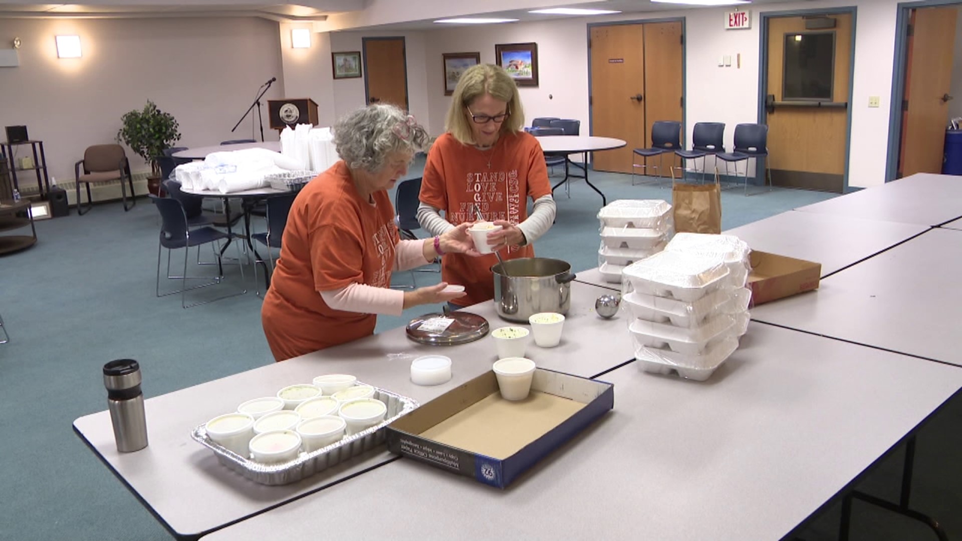 Two parishes in Lackawanna County came together Sunday for one big day of service.