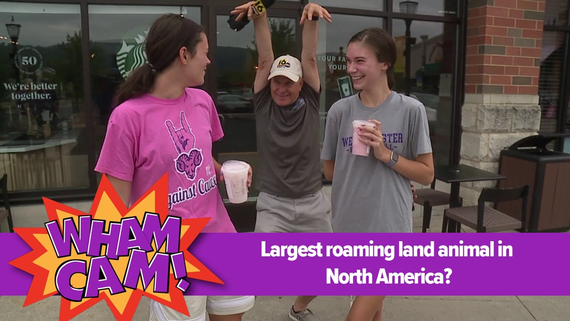 Ever wonder what the largest land animal is in North America that's not in a zoo? Joe was in Moosic to see if anyone there had the answer to this week's Wham Cam.