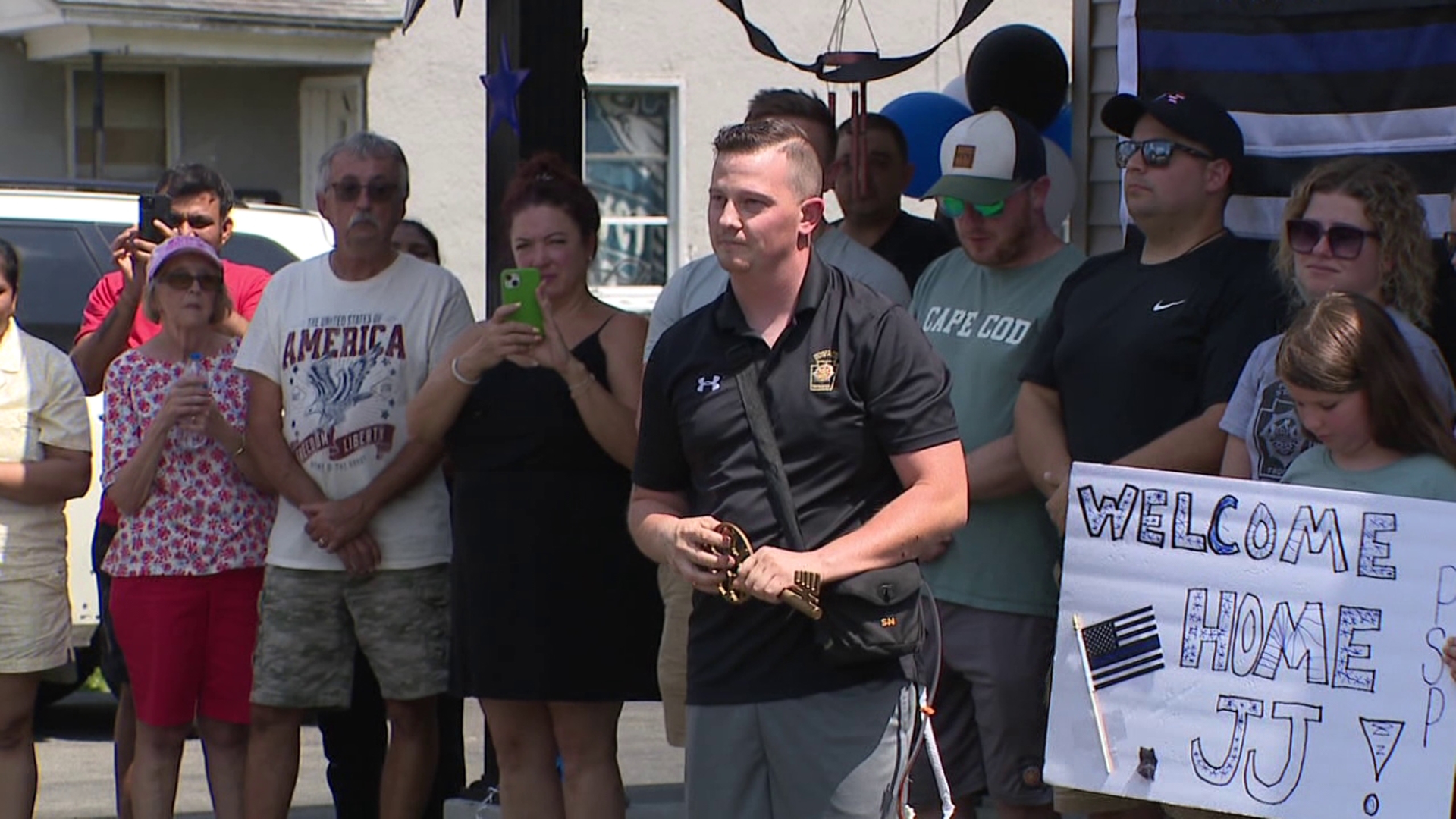Trooper Perechinsky gets hero's welcome after ambush in Susquehanna ...