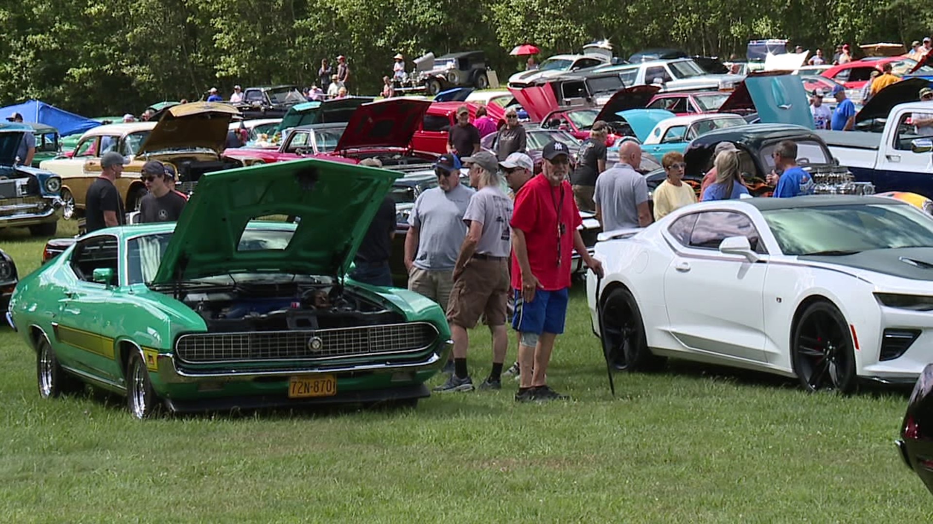 The sons of the American Legion Mountain Top Post 781 hosted the car show on Henry Drive in Mountain Top.