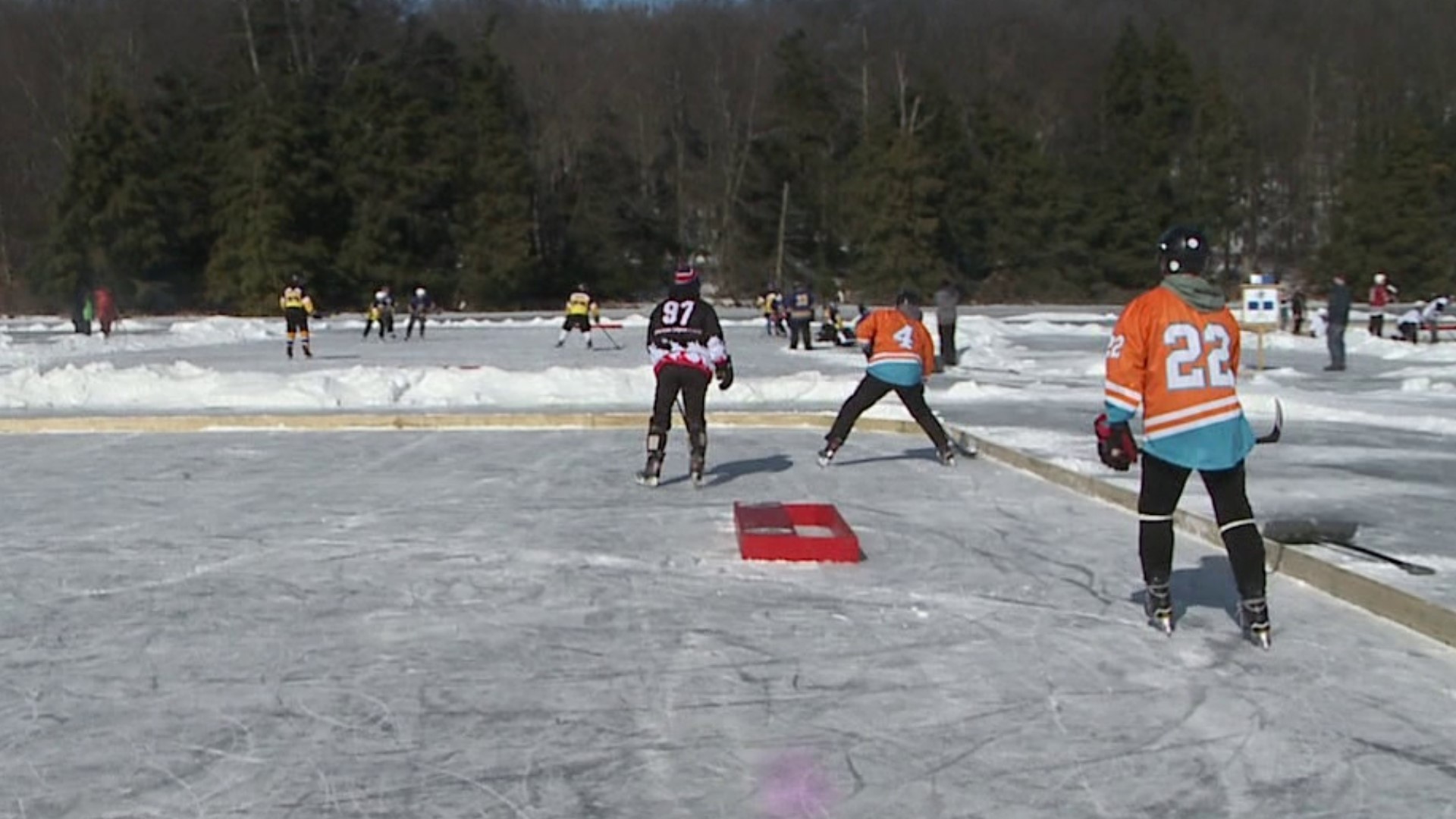 An event in Pike County thrives on the cold temperatures and thick ice.