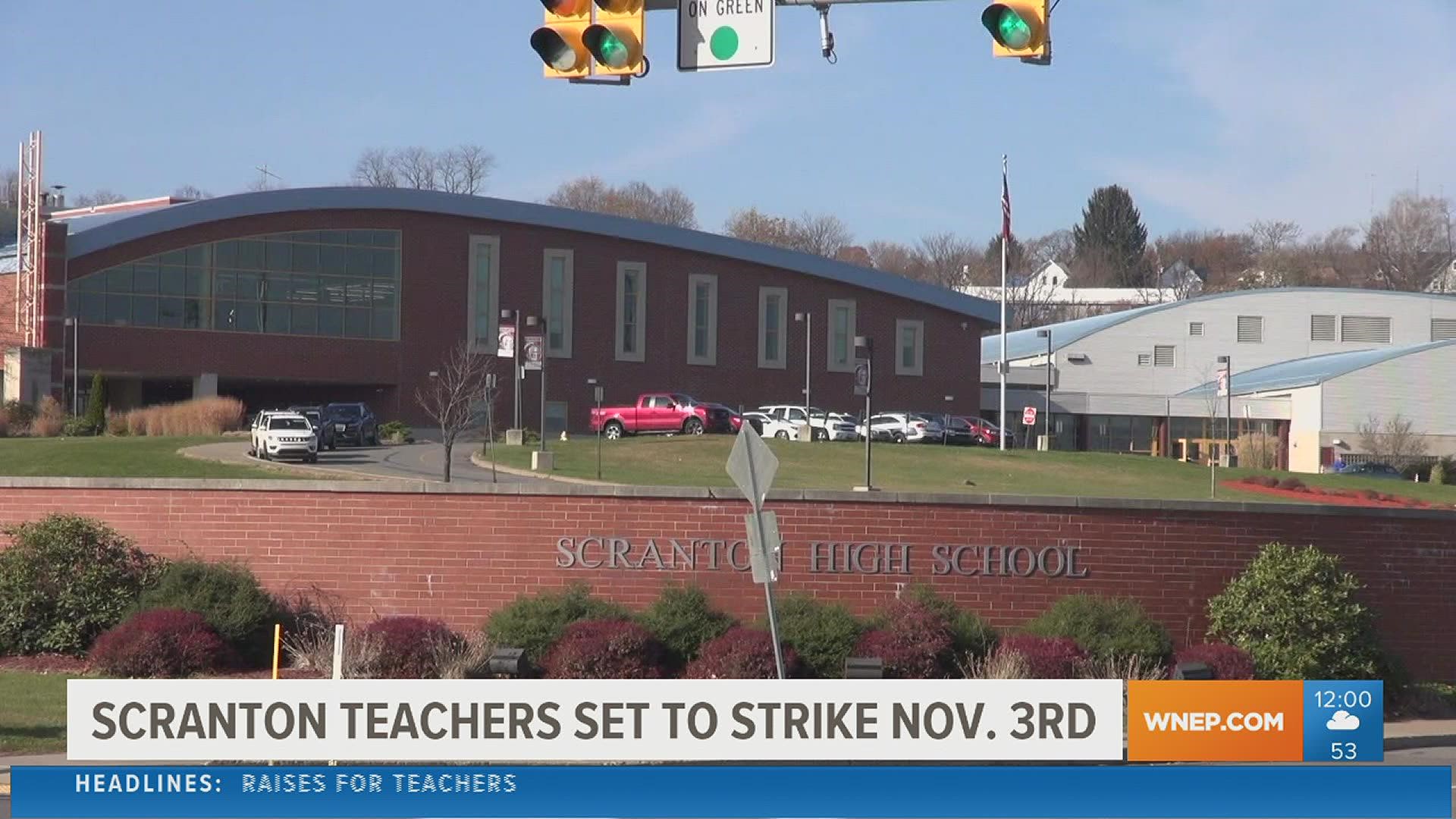 Unless there is a break in the contract talks, teachers say picket lines will begin on November 3.
